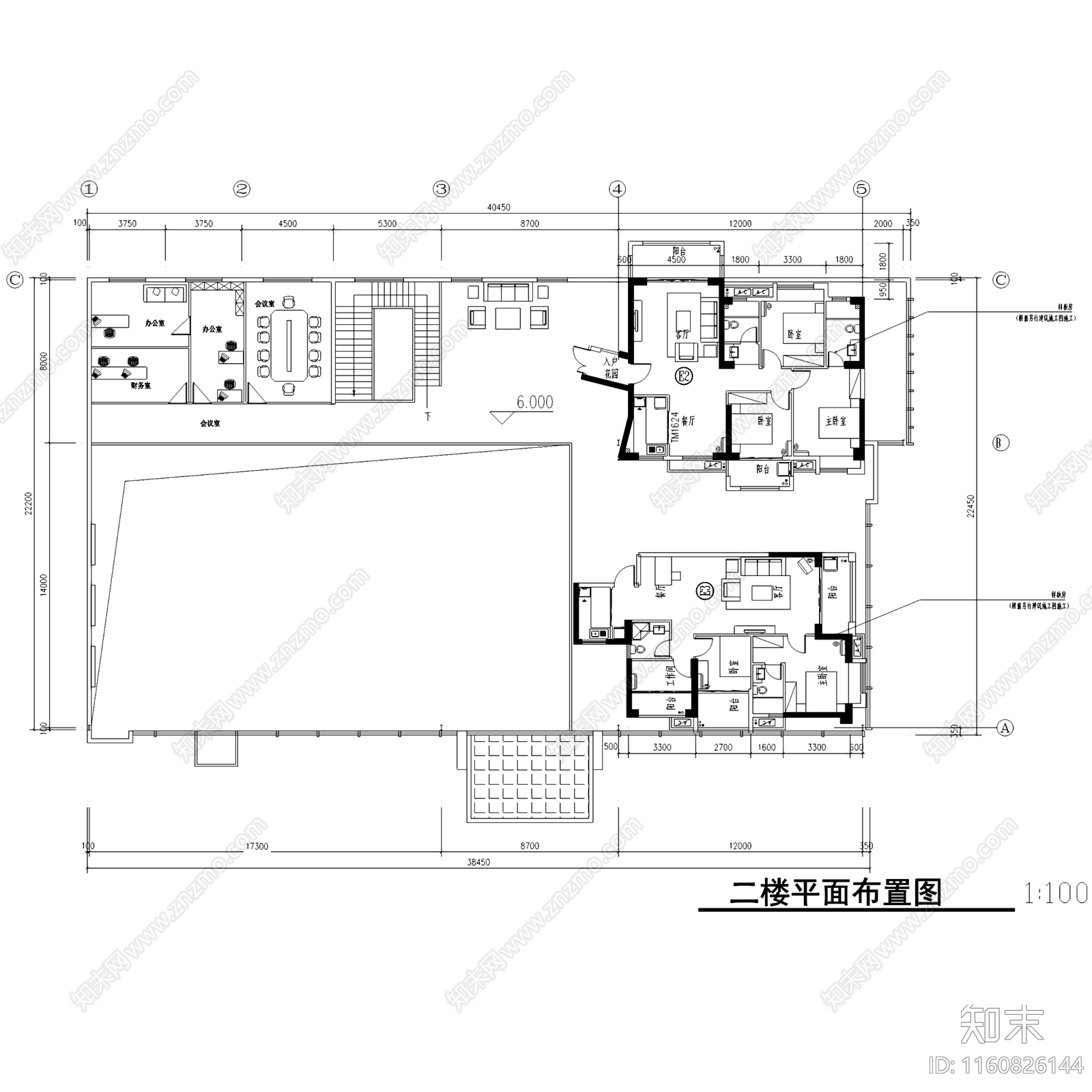 现代简欧安溪万城一号售楼处室内工装cad施工图下载【ID:1160826144】