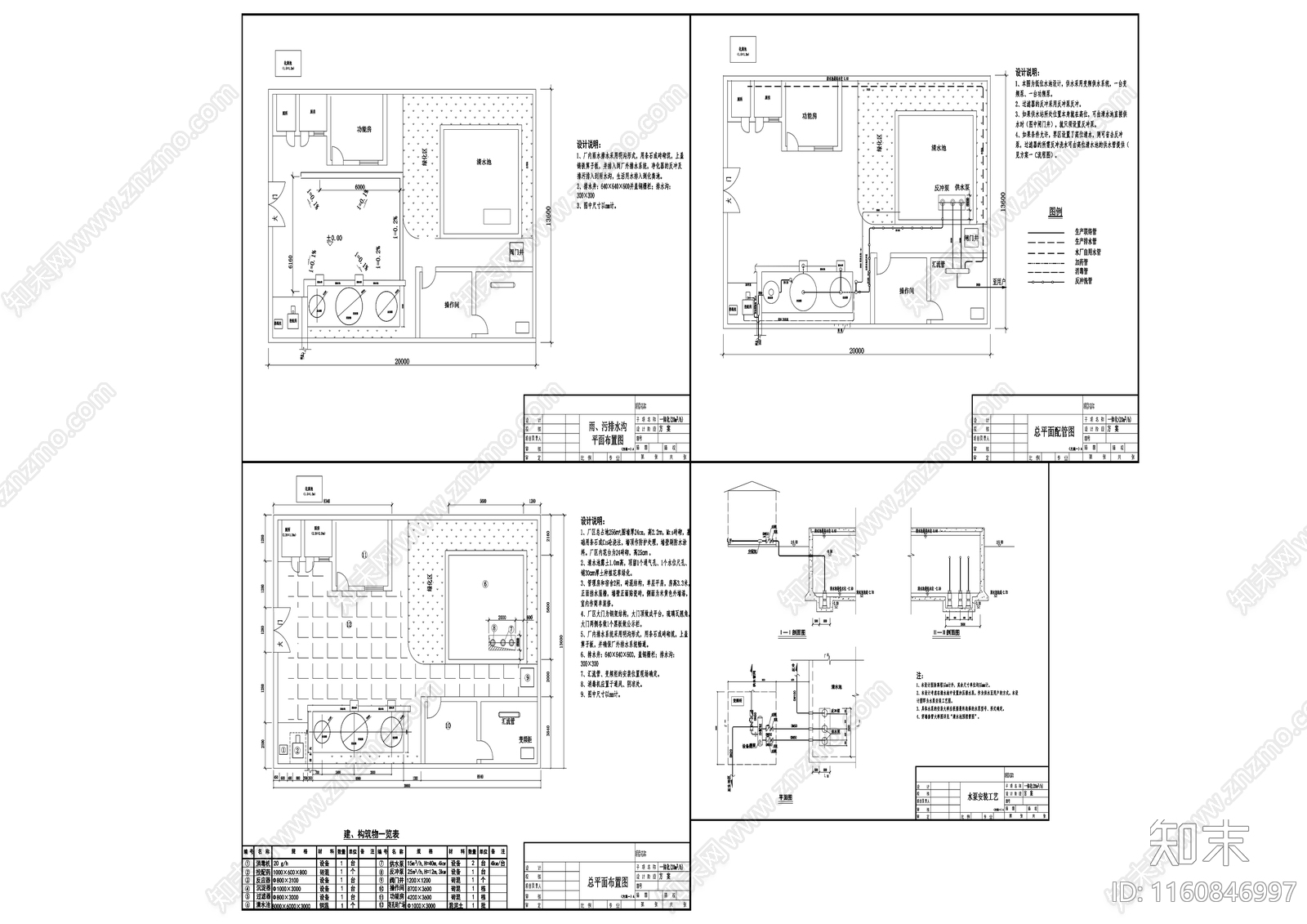 24净化器供水设备方案阶段结构布置图cad施工图下载【ID:1160846997】