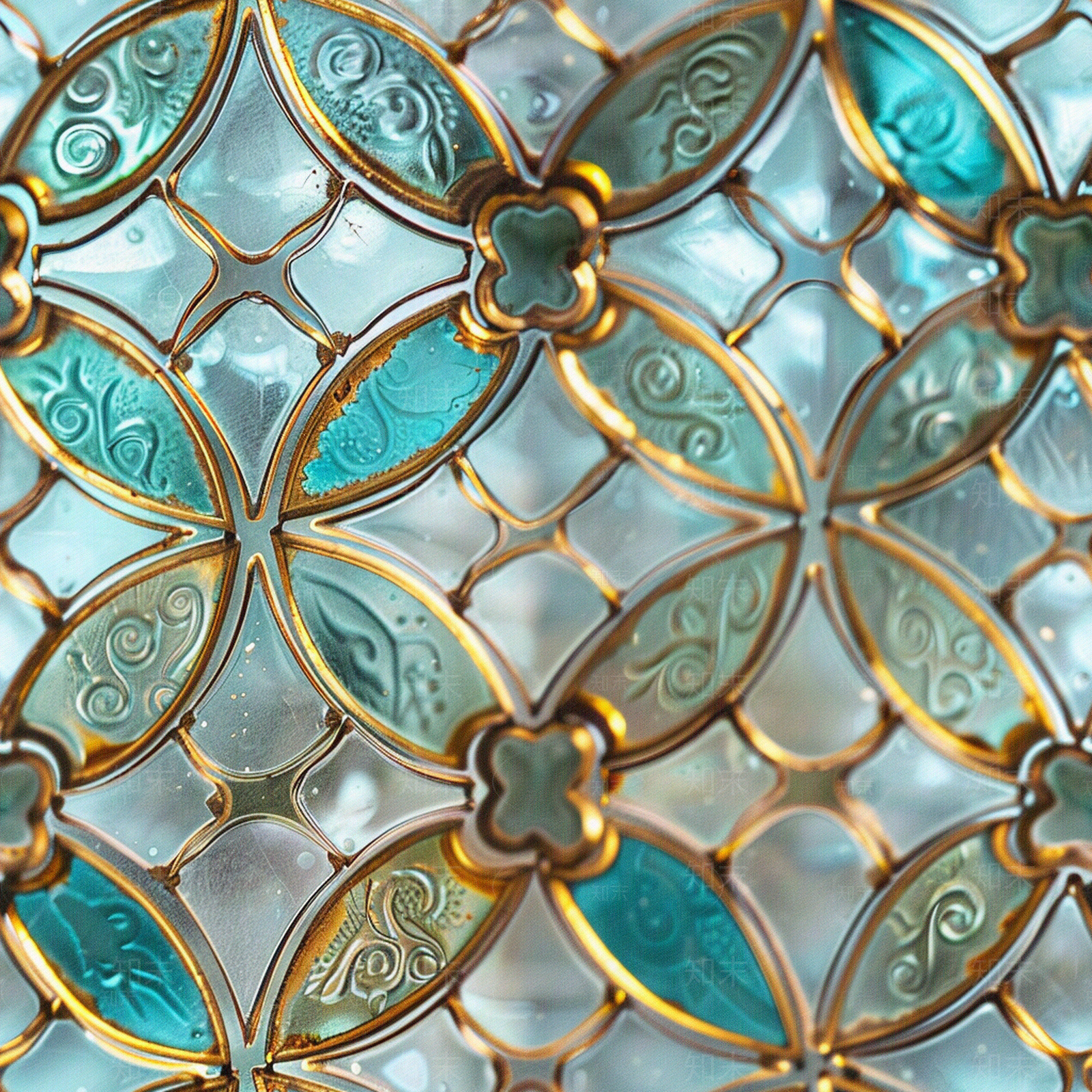 png无缝彩色玻璃拼花06贴图下载【ID:1160848354】