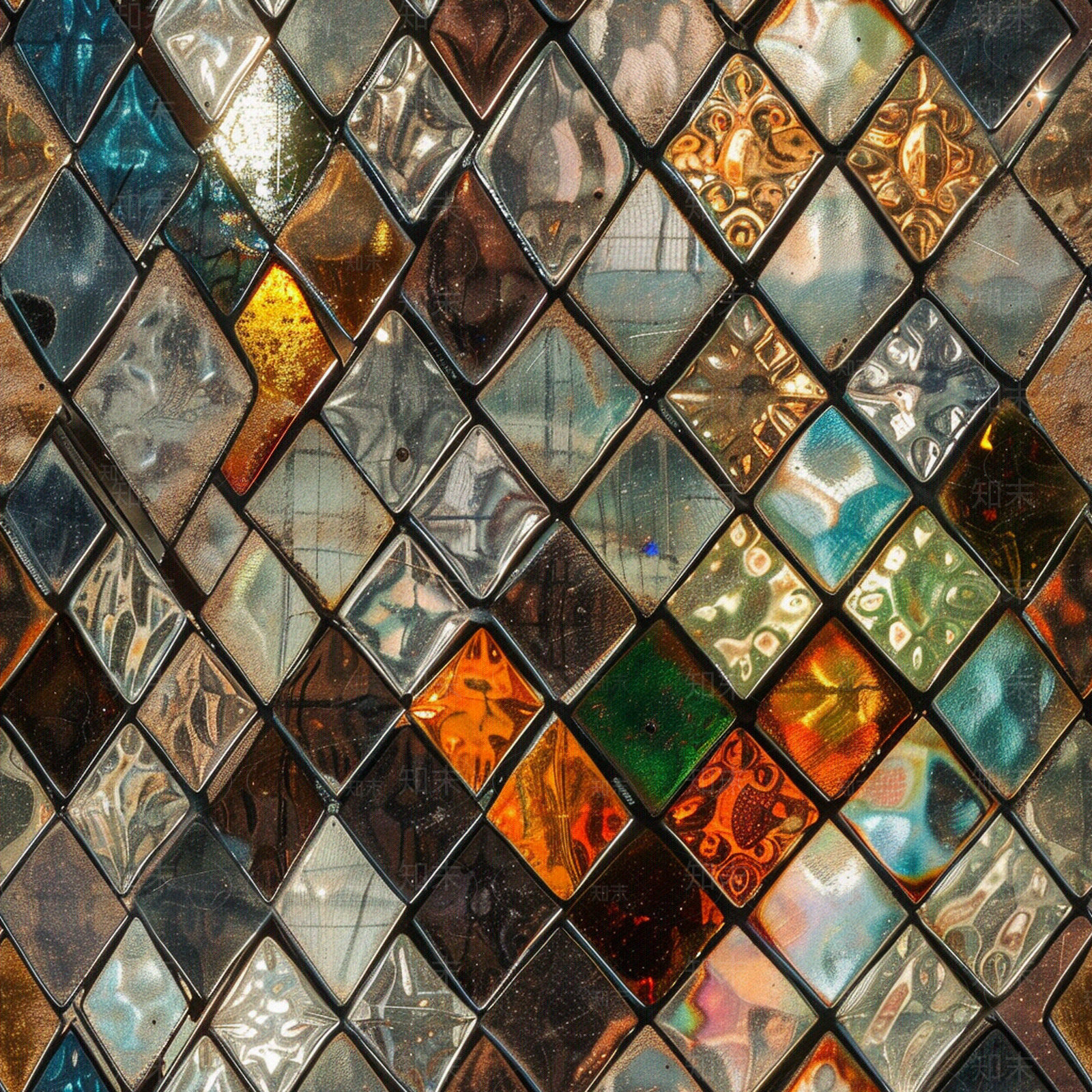 png无缝彩色玻璃拼花08贴图下载【ID:1160848388】