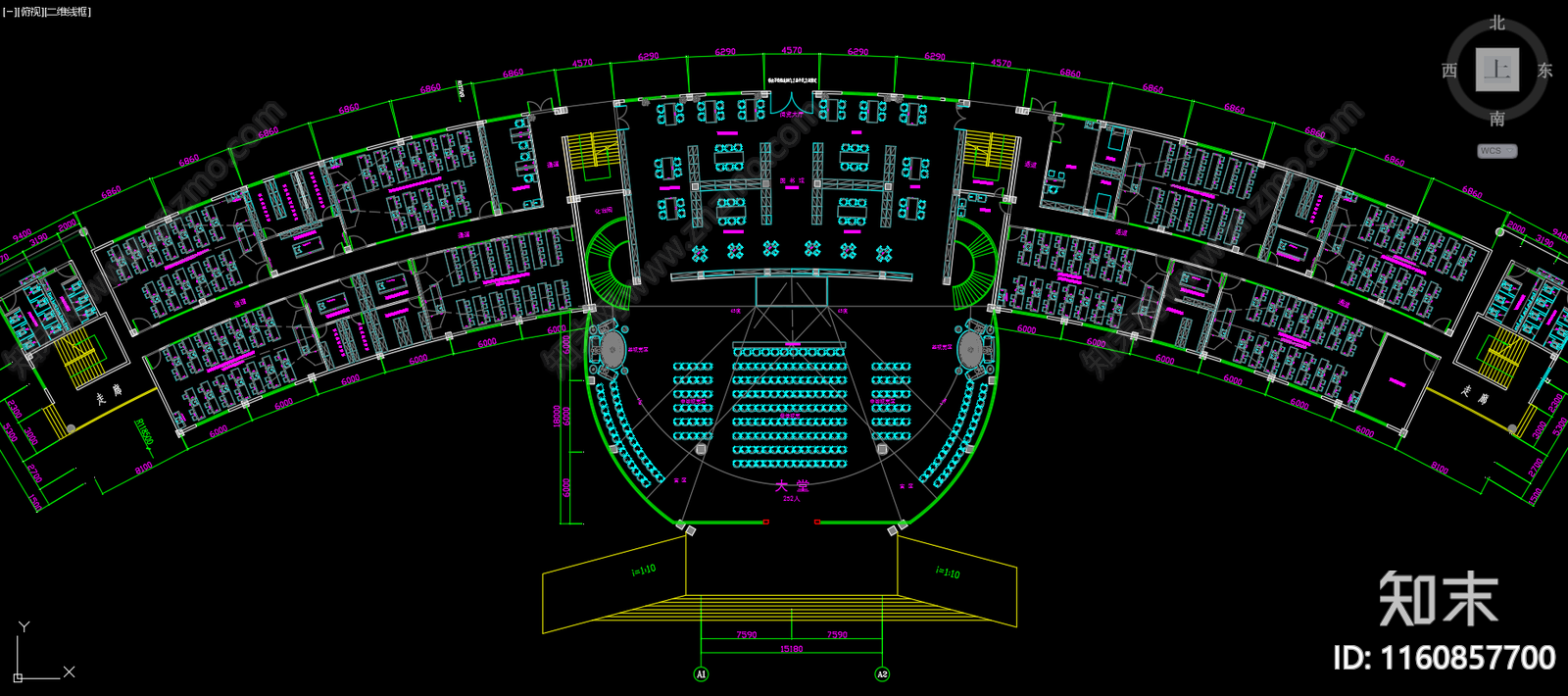 文昌学校综合楼一二层图书馆及科学教师设计施工图下载【ID:1160857700】
