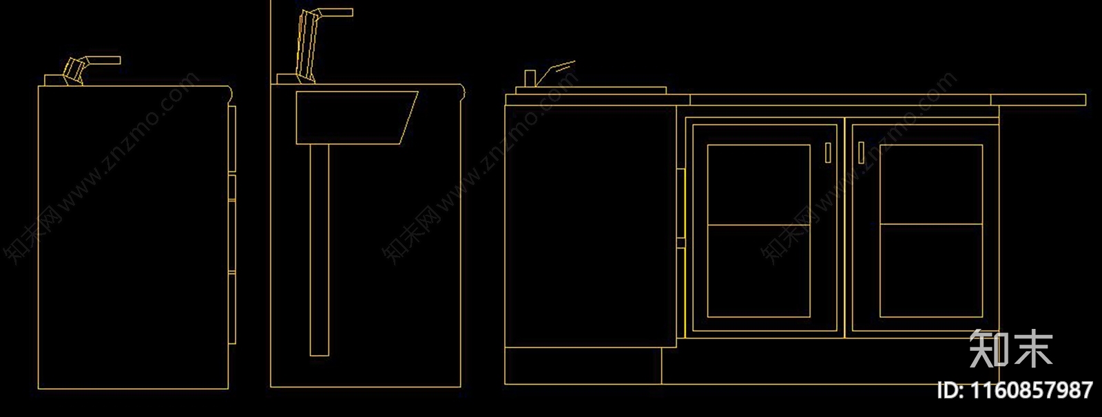 卫生间厨房用品家具家居用品图库大全施工图下载【ID:1160857987】