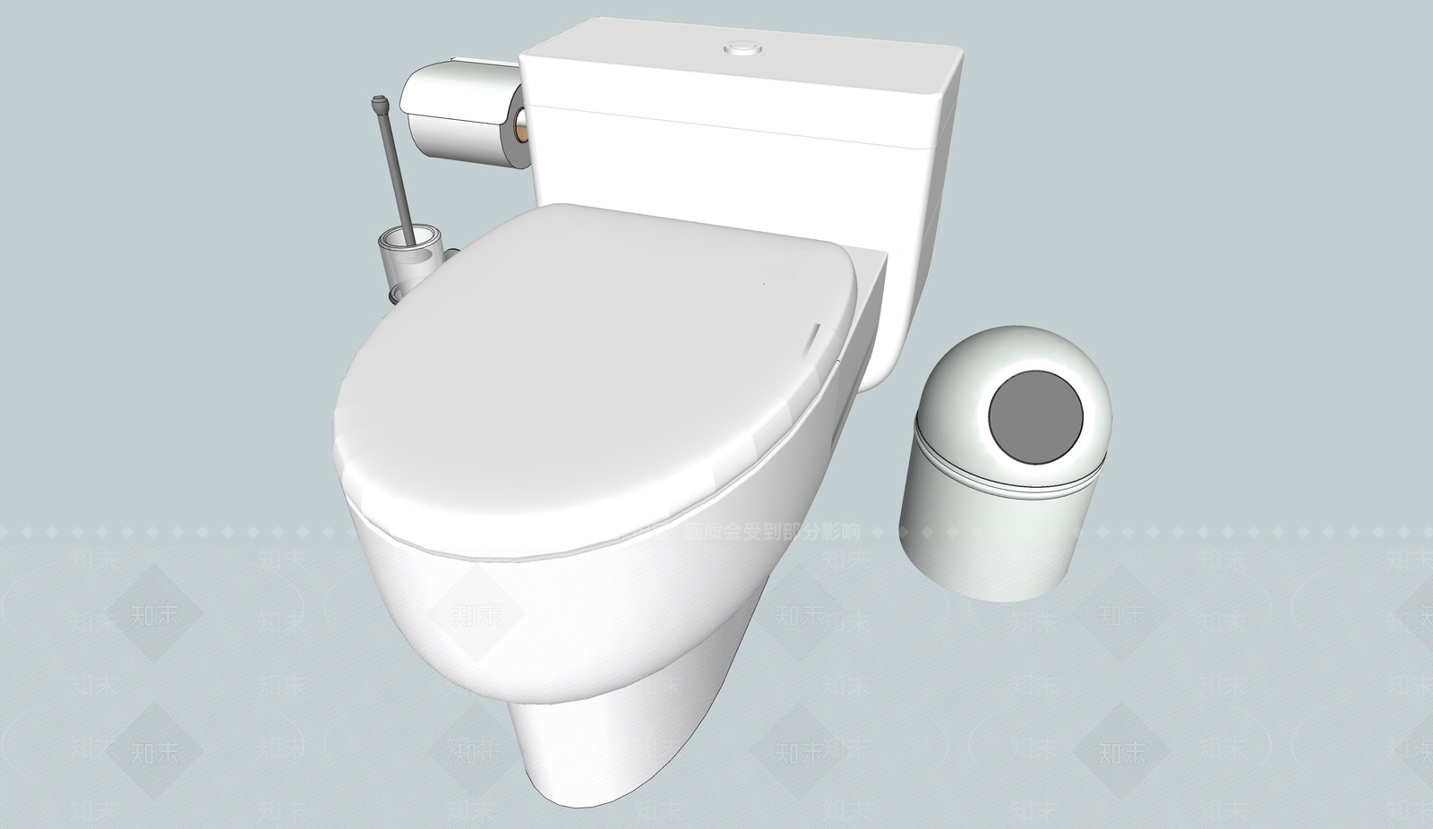 马桶SU模型下载【ID:1160861238】