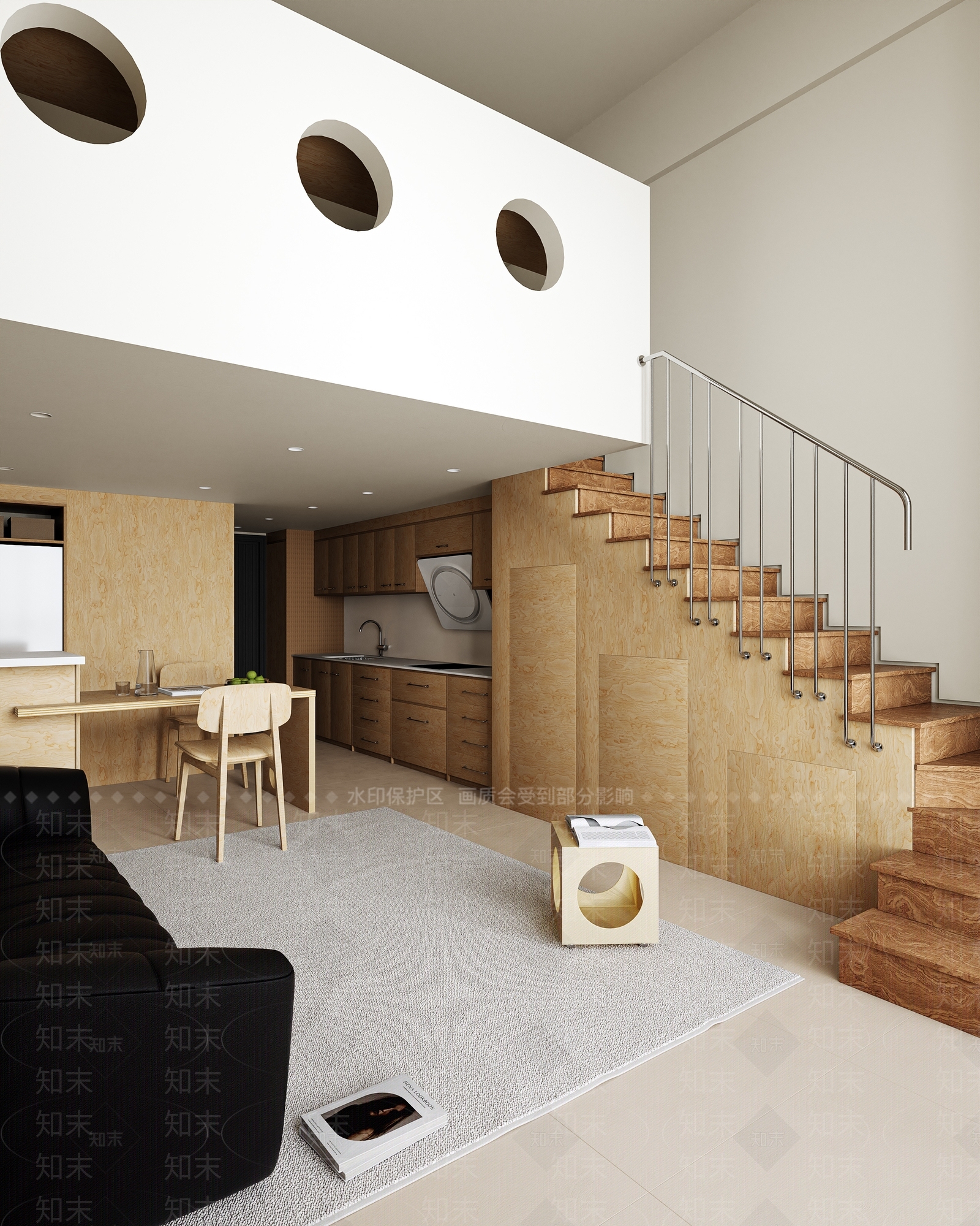 现代小公寓小公寓3D模型下载【ID:1160861449】