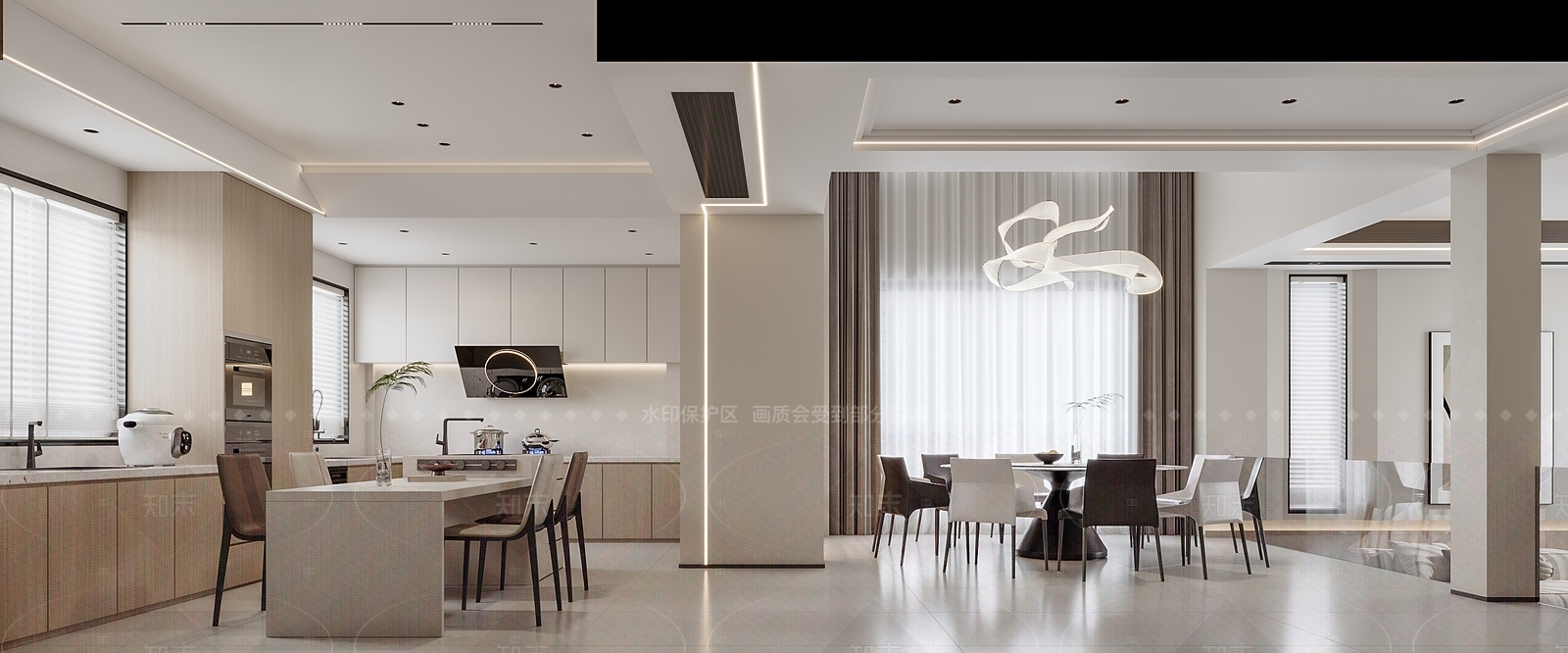 现代大厅3D模型下载【ID:1214594596】