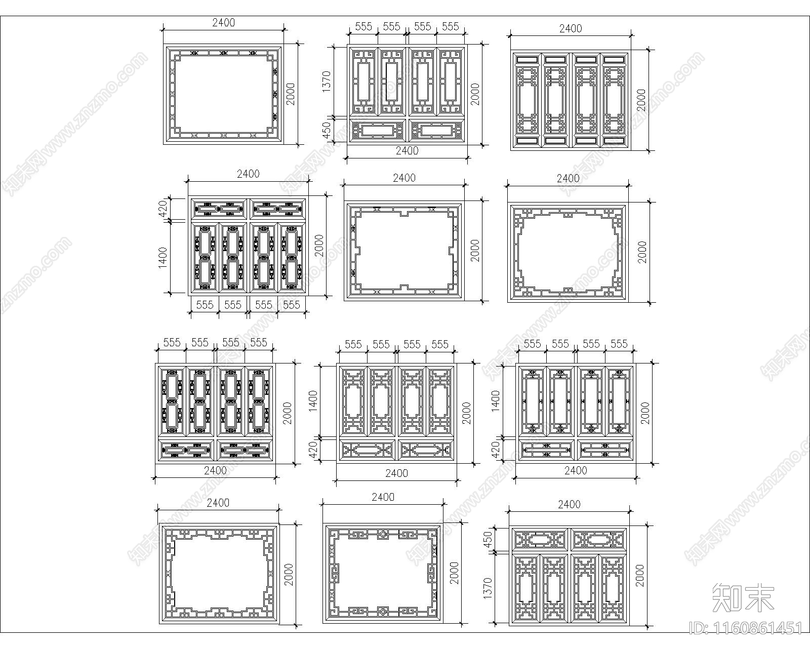 古建筑窗施工汇集5施工图下载【ID:1160861451】