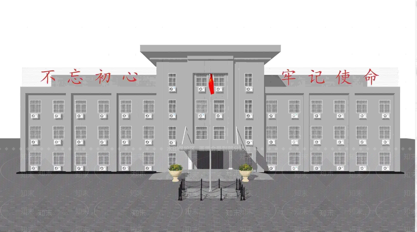 现代大楼SU模型下载【ID:1160861705】