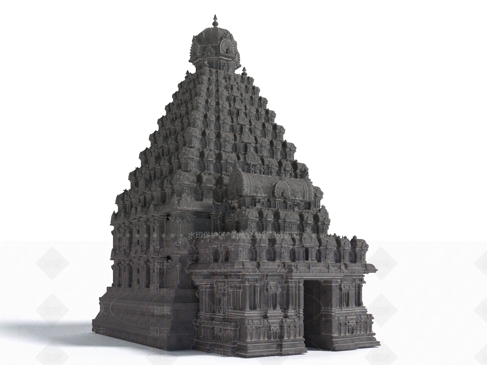 欧式古典风格单体建筑3D模型下载【ID:1160862370】