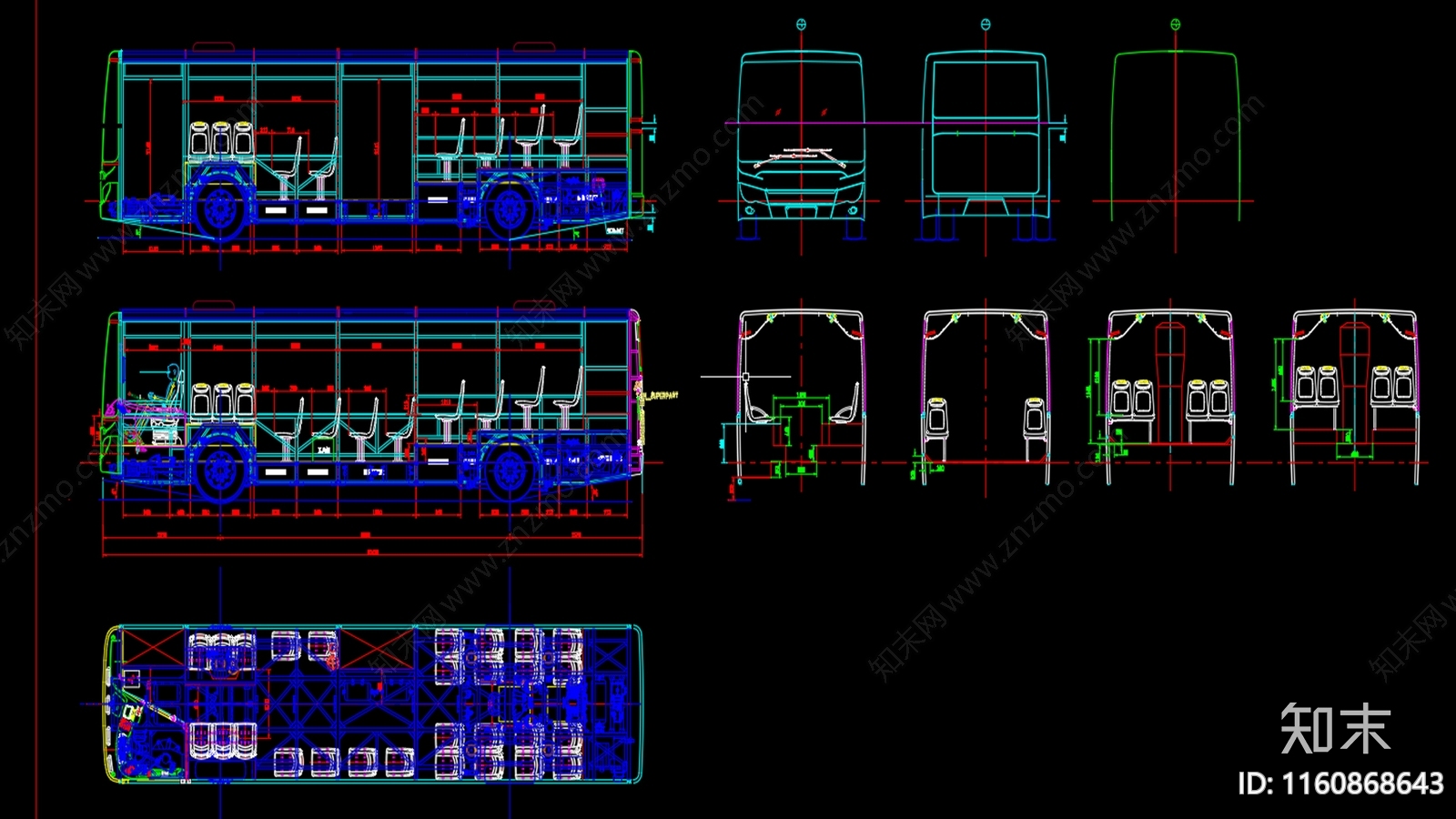 公交车施工图下载【ID:1160868643】