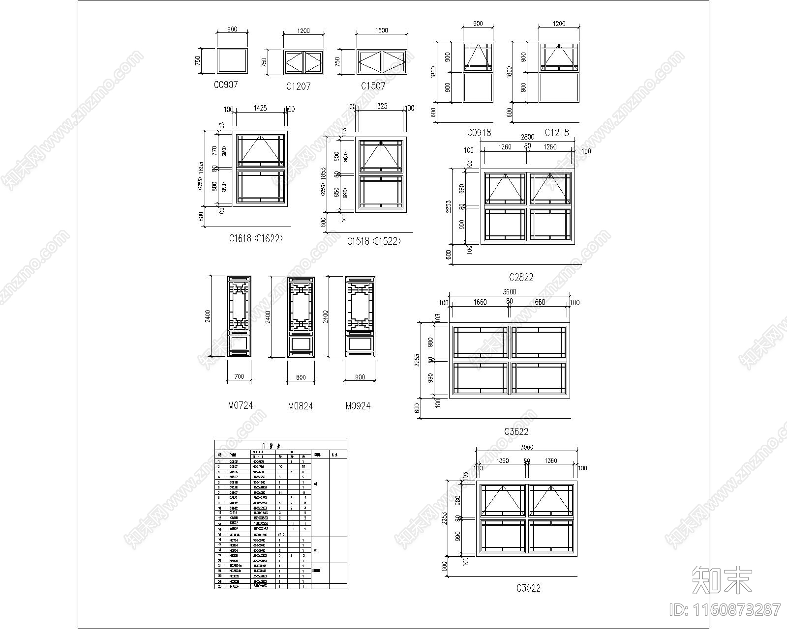 经典施工图下载【ID:1160873287】