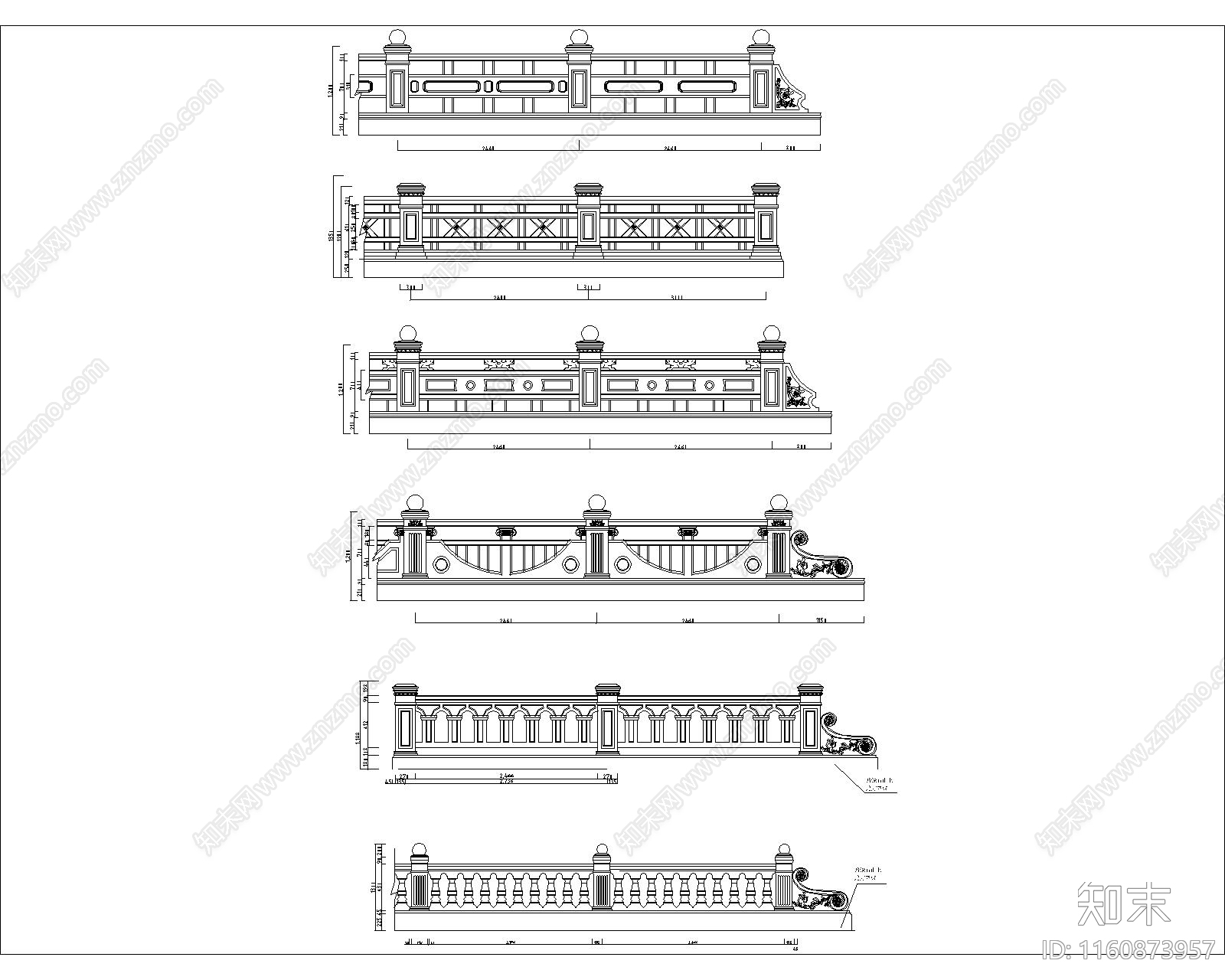 护栏图集3施工图下载【ID:1160873957】