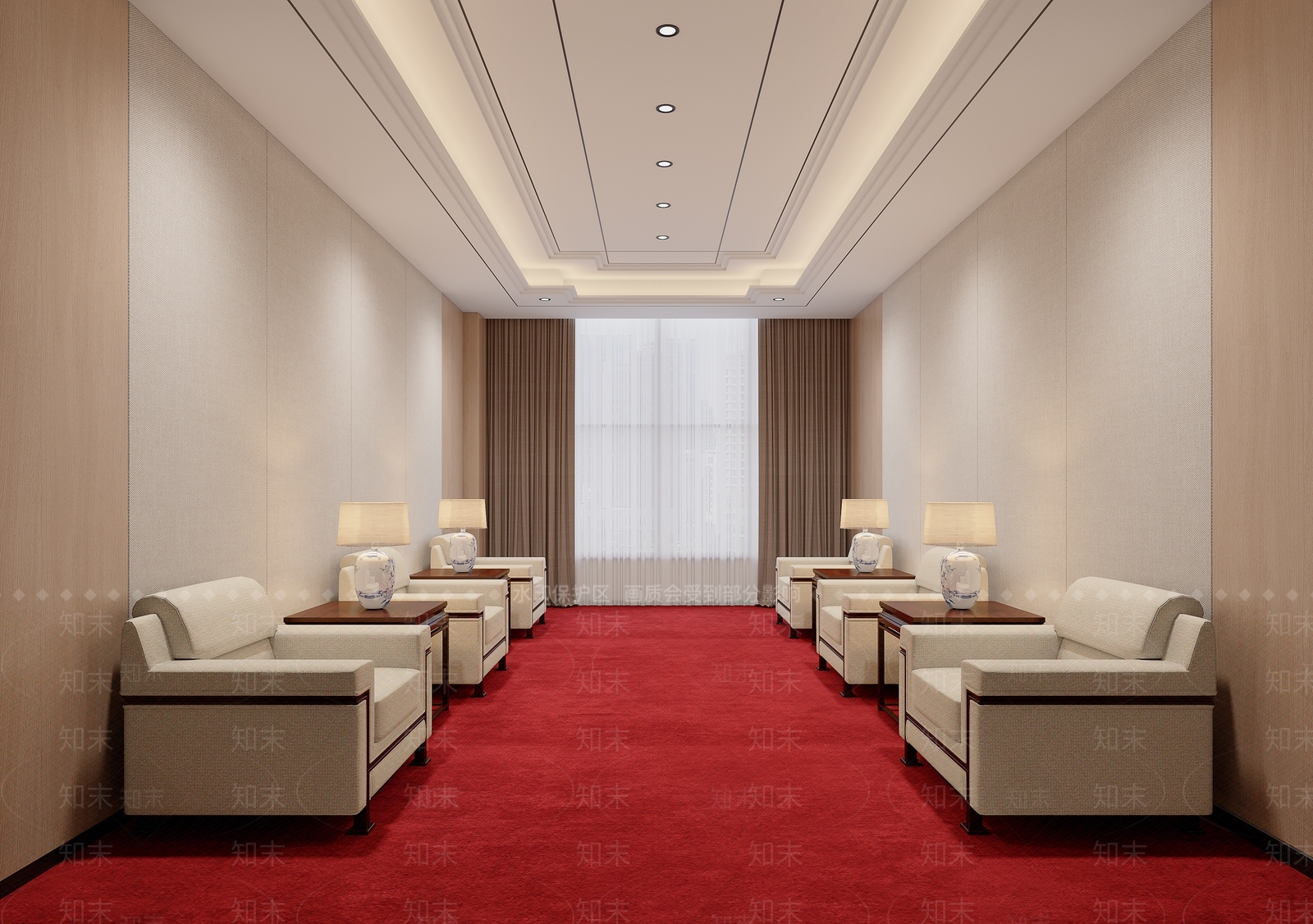 现代会议室3D模型下载【ID:1160876061】