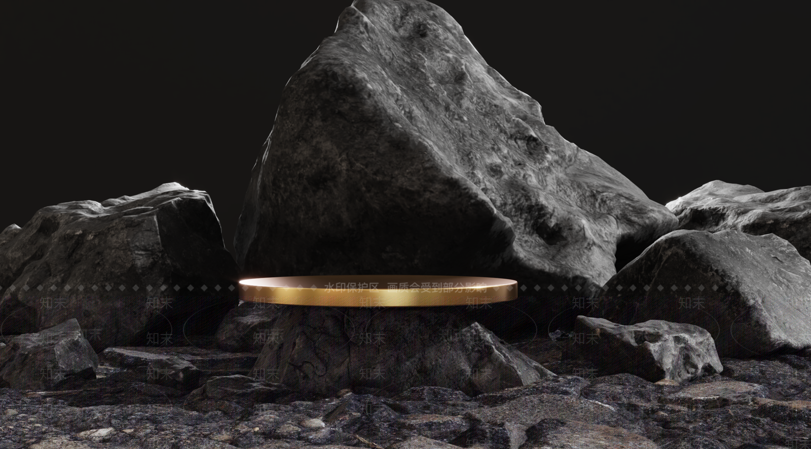 现代静物展示台3D模型下载【ID:1160877251】