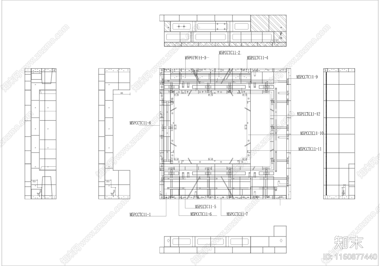装配式建筑模具施工图下载【ID:1160877440】