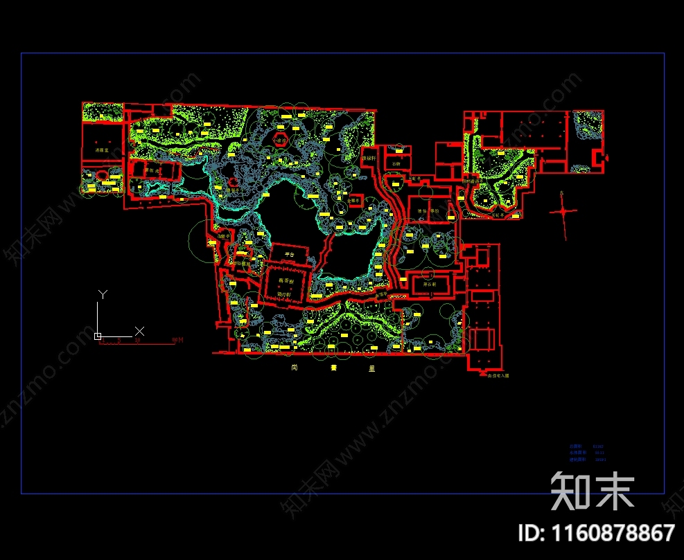 苏州古典园林怡园平面图施工图下载【ID:1160878867】