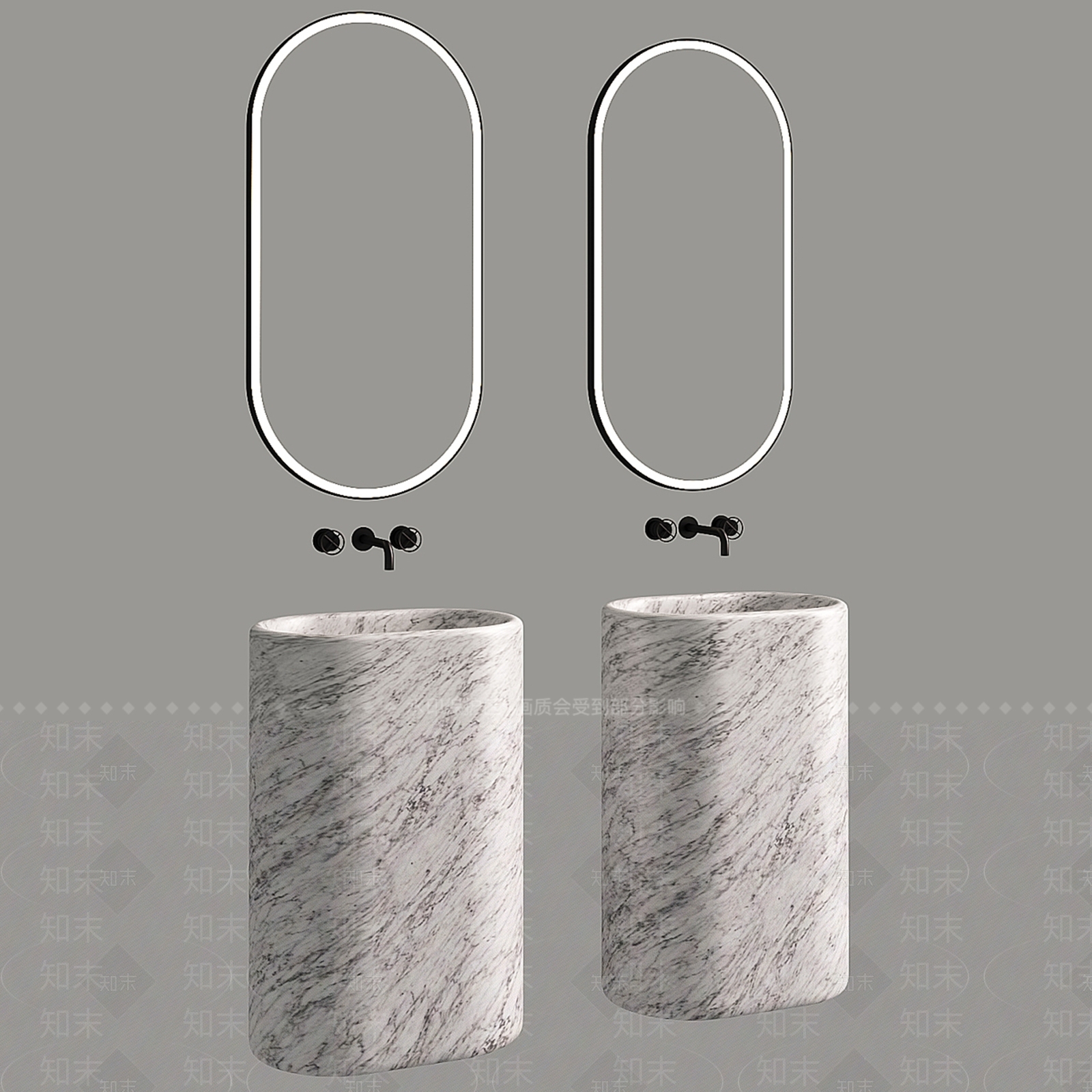 洗手台盆3D模型下载【ID:1160881931】