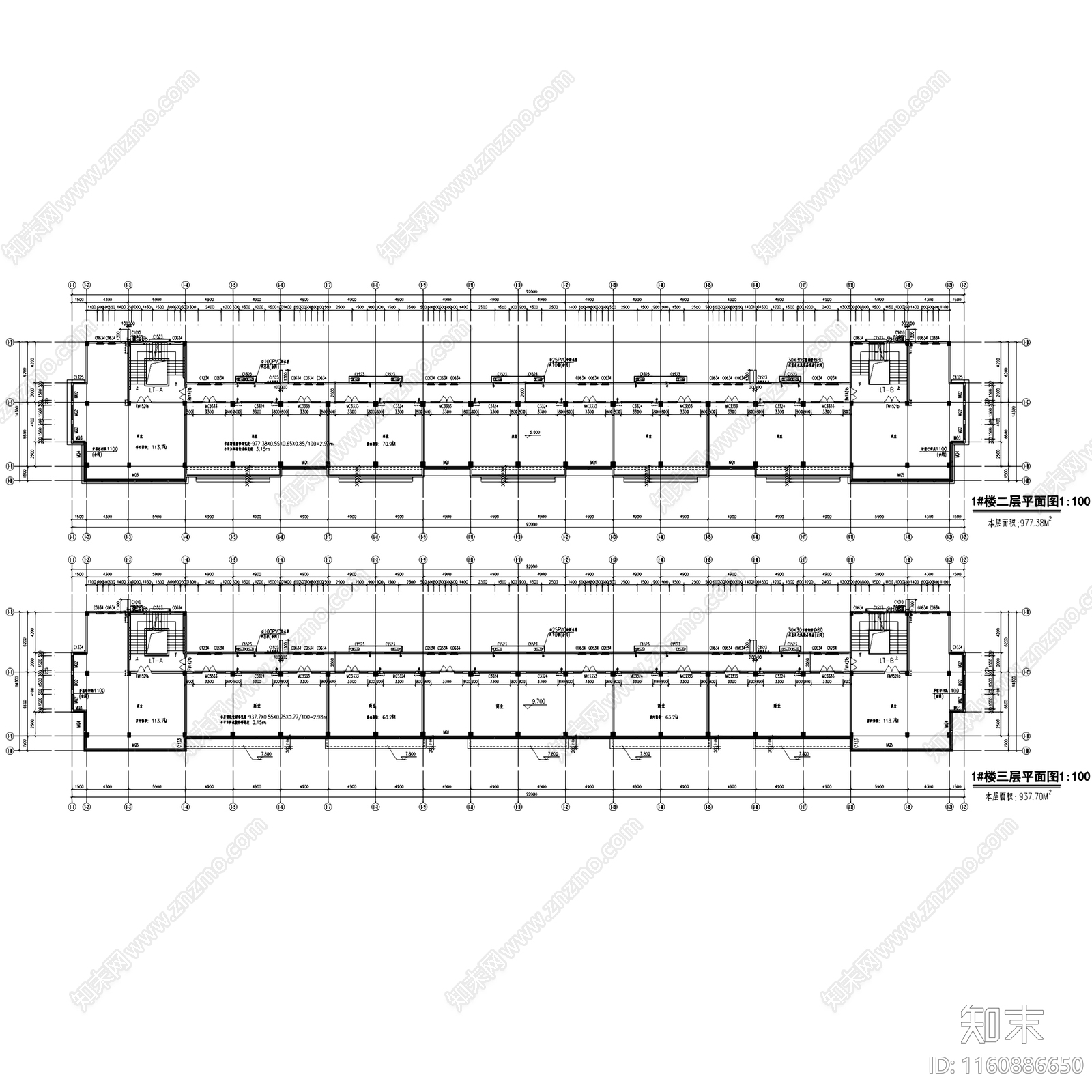 现代源丰紫庐营销中心售楼处建筑及临街底商建筑cad施工图下载【ID:1160886650】