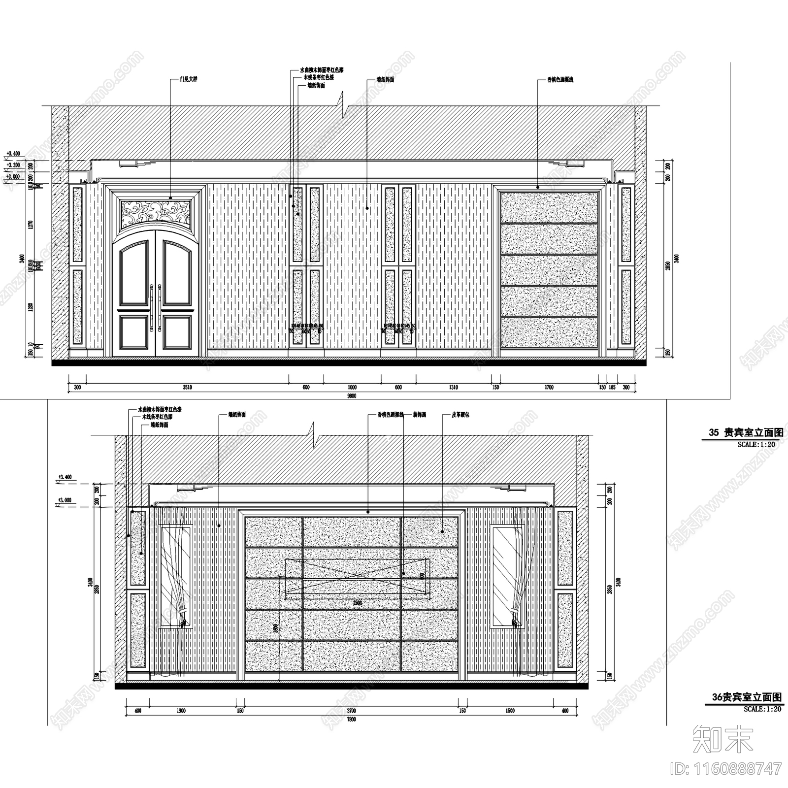 欧式福州名城国际营销中心售楼处室内工装cad施工图下载【ID:1160888747】