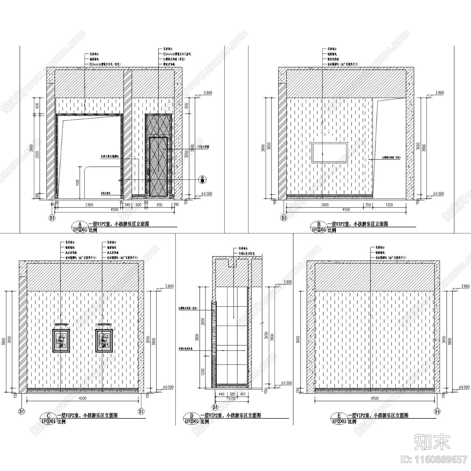 简欧岳阳锦绣华城售楼中心室内工装cad施工图下载【ID:1160889657】