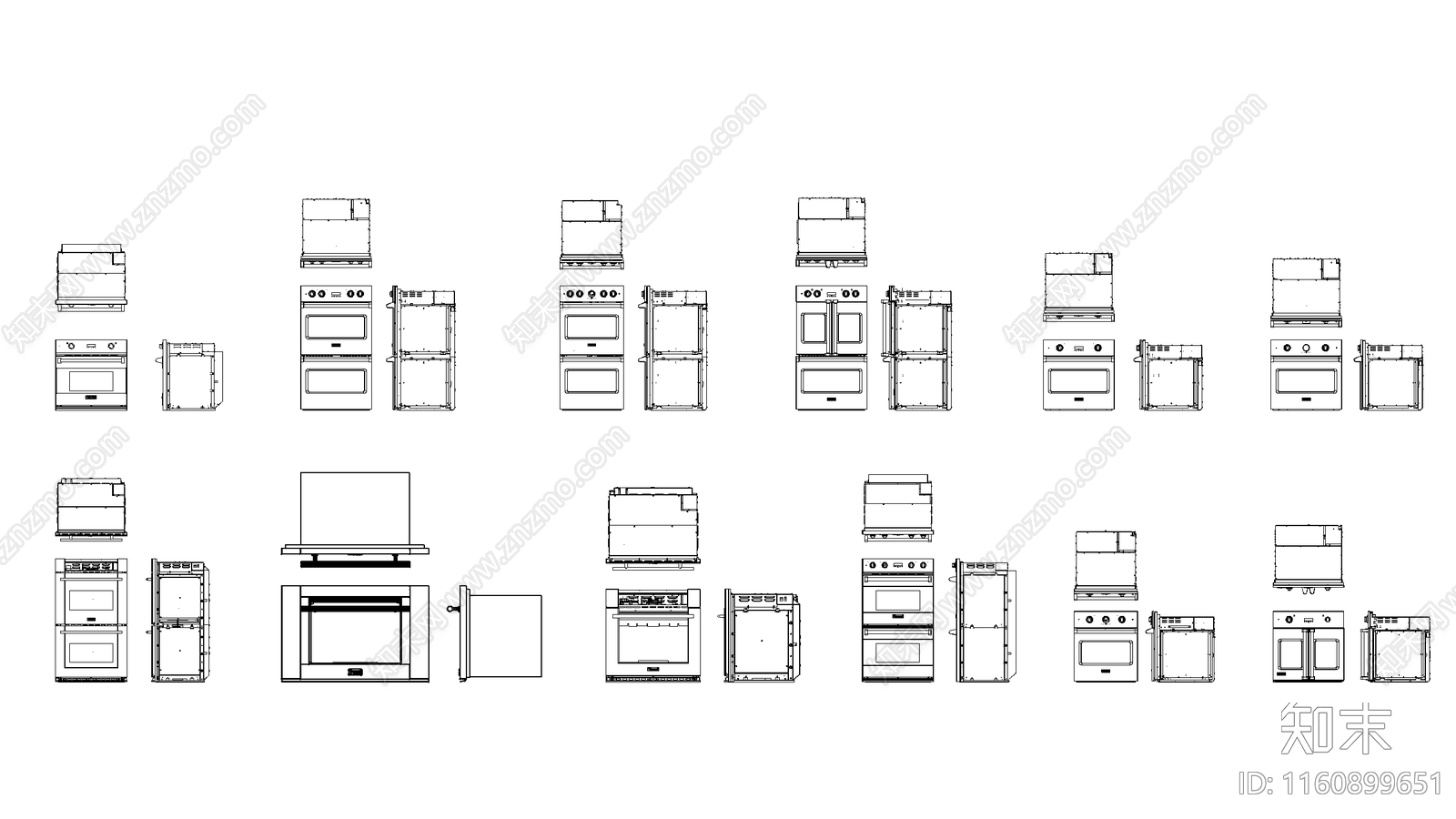 厨房用品施工图下载【ID:1160899651】