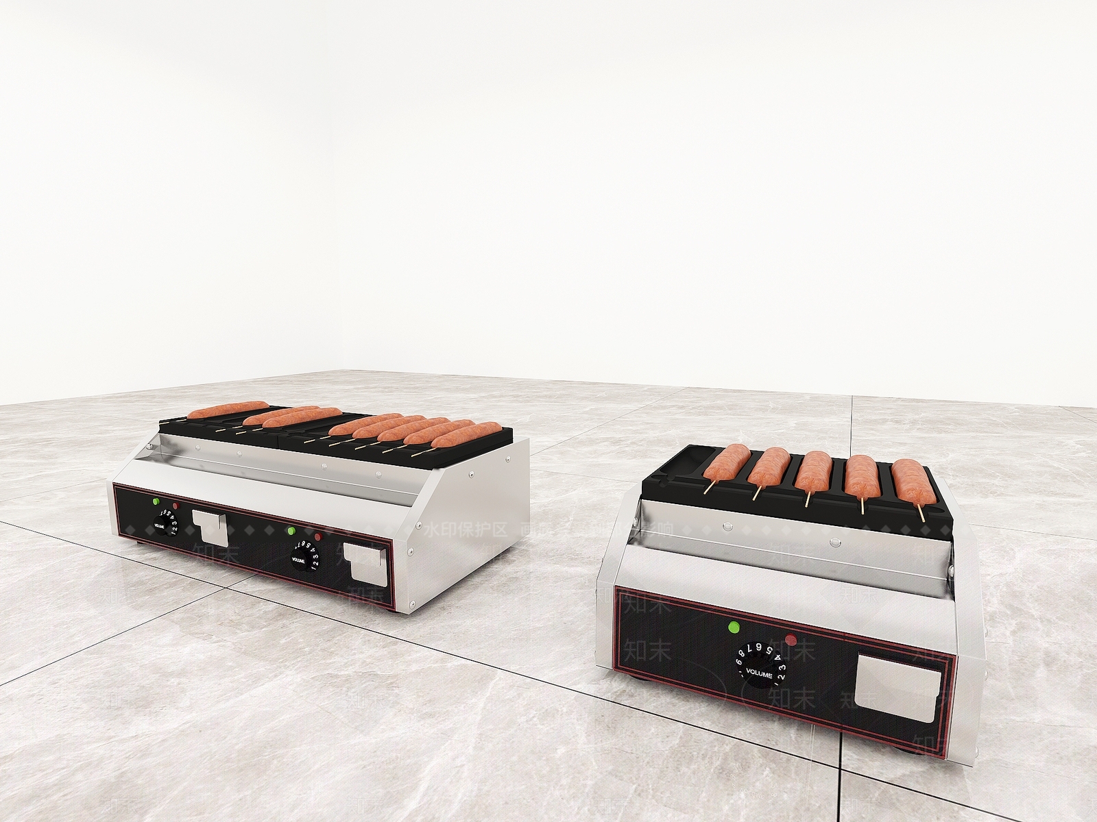 烤肠机3D模型下载【ID:1160901017】