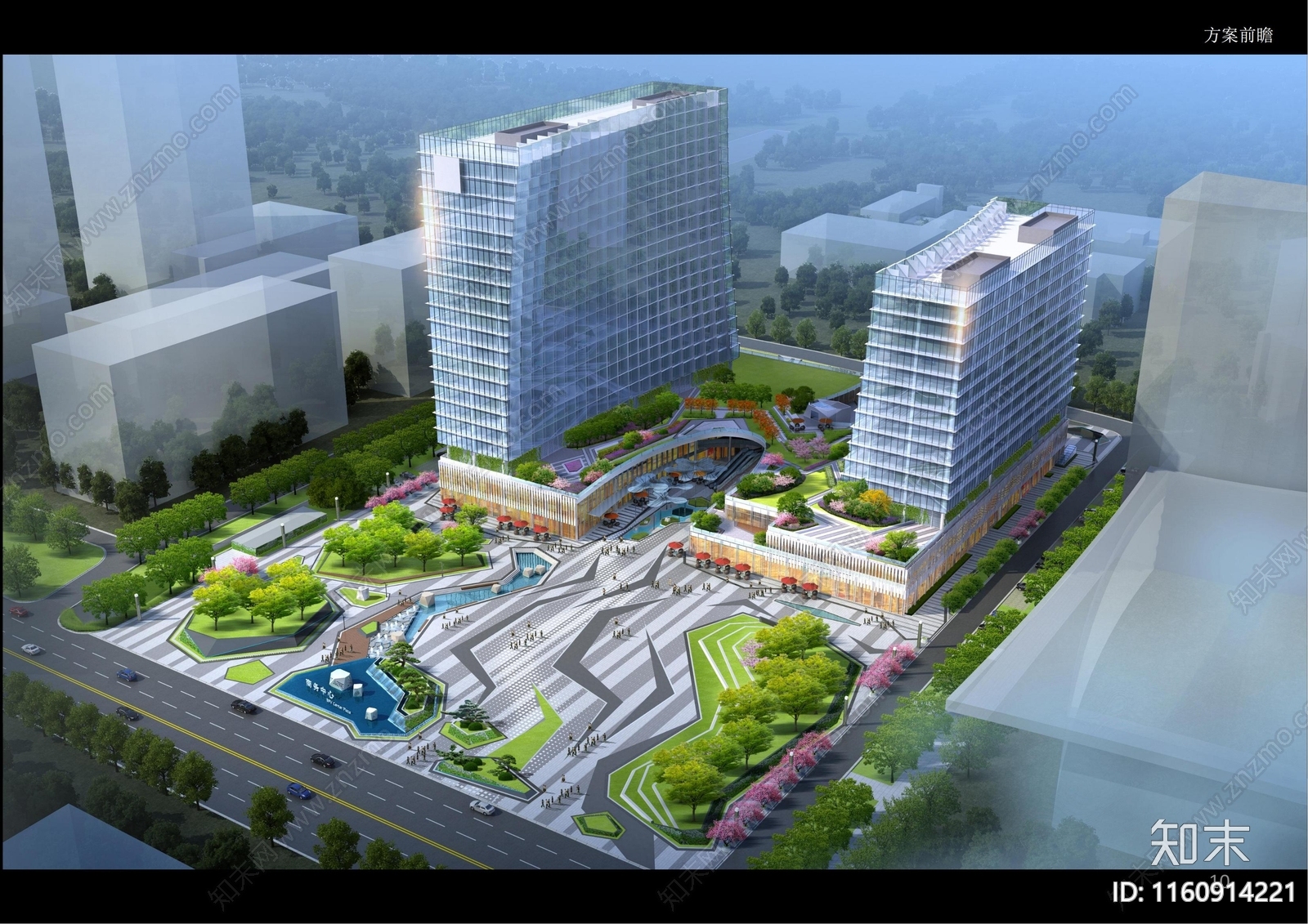 现代南京市商业广场景观方案设计方案文本下载【ID:1160914221】_【知末方案文本库】