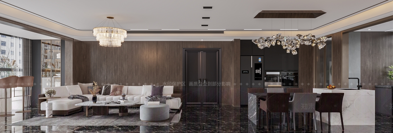 现代玄关3D模型下载【ID:1214440709】