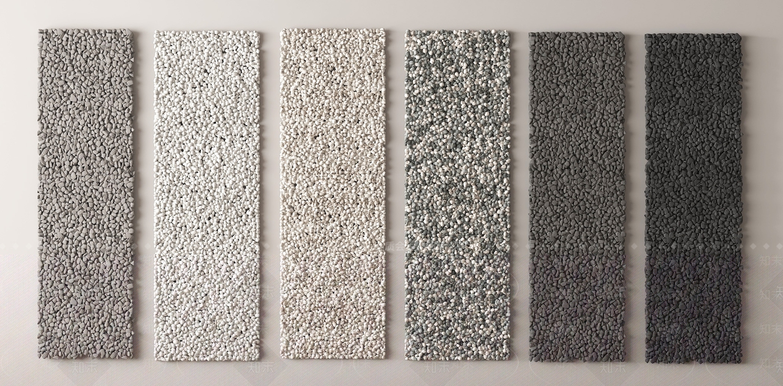 现代鹅卵石3D模型下载【ID:1160919375】