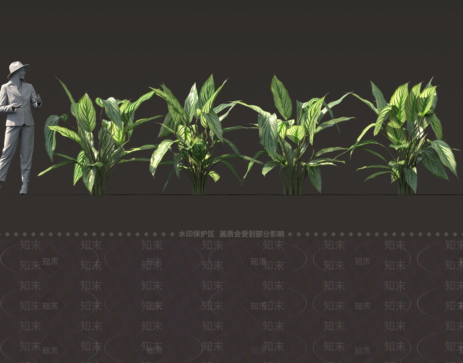 异形植物3D模型下载【ID:1160925325】