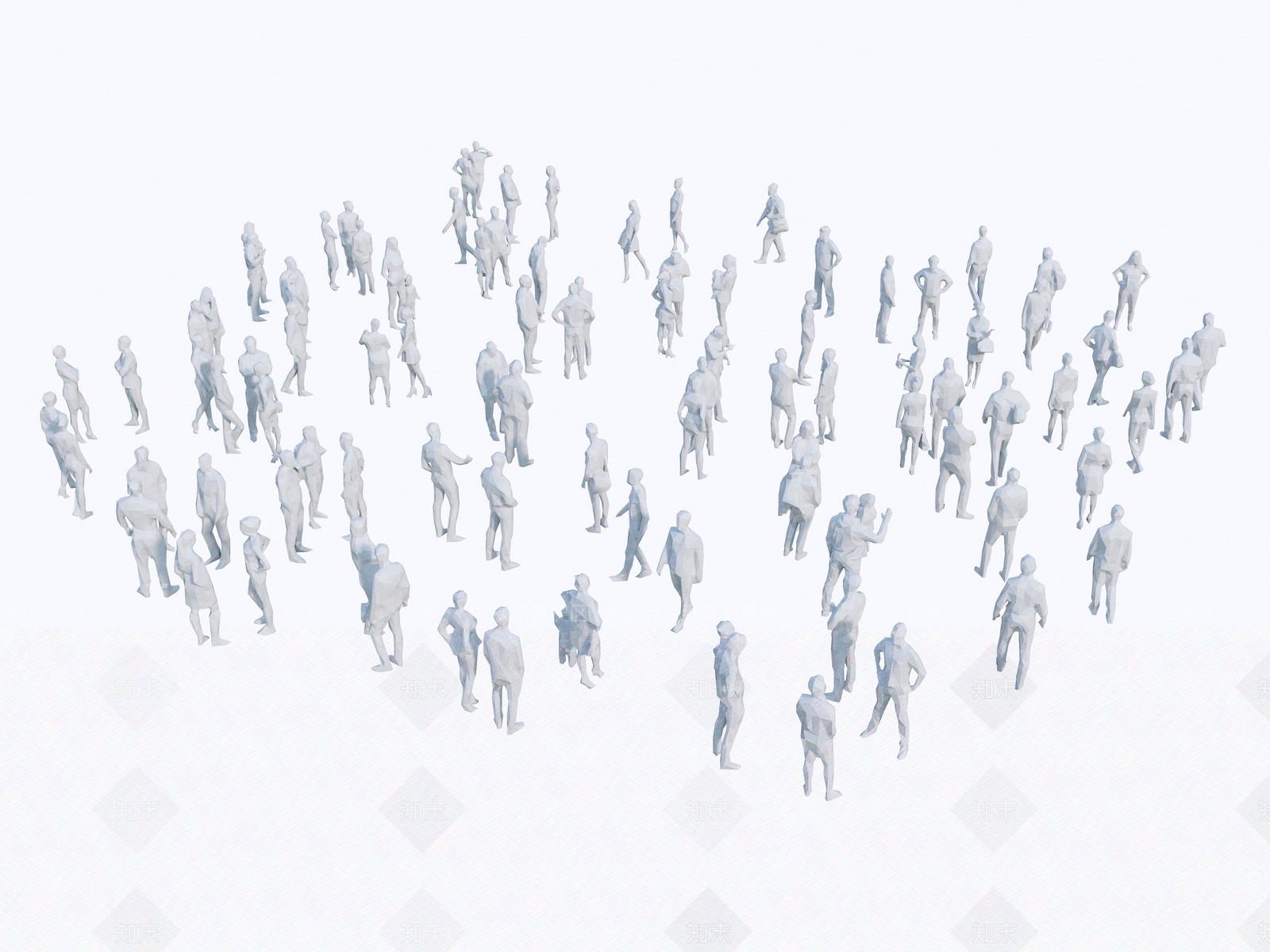 人物组合3D模型下载【ID:1160928561】