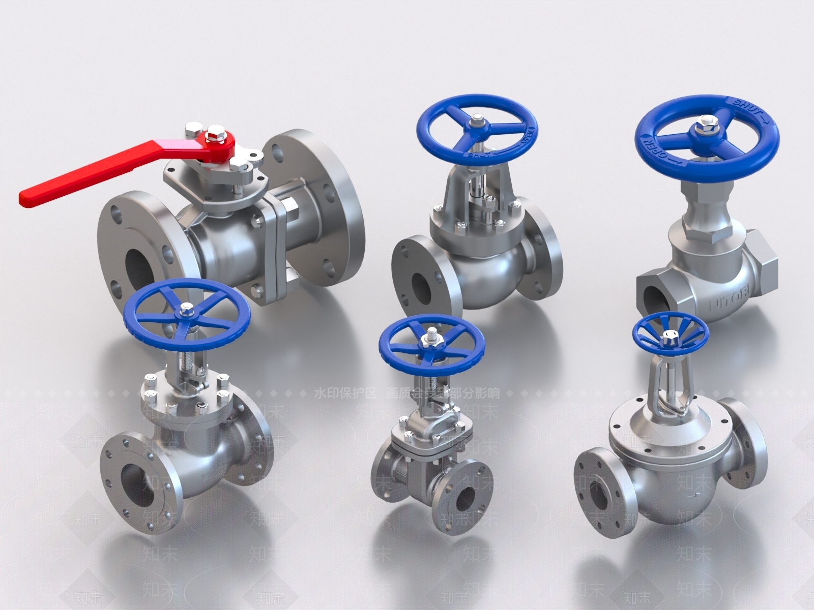阀门3D模型下载【ID:1160940117】