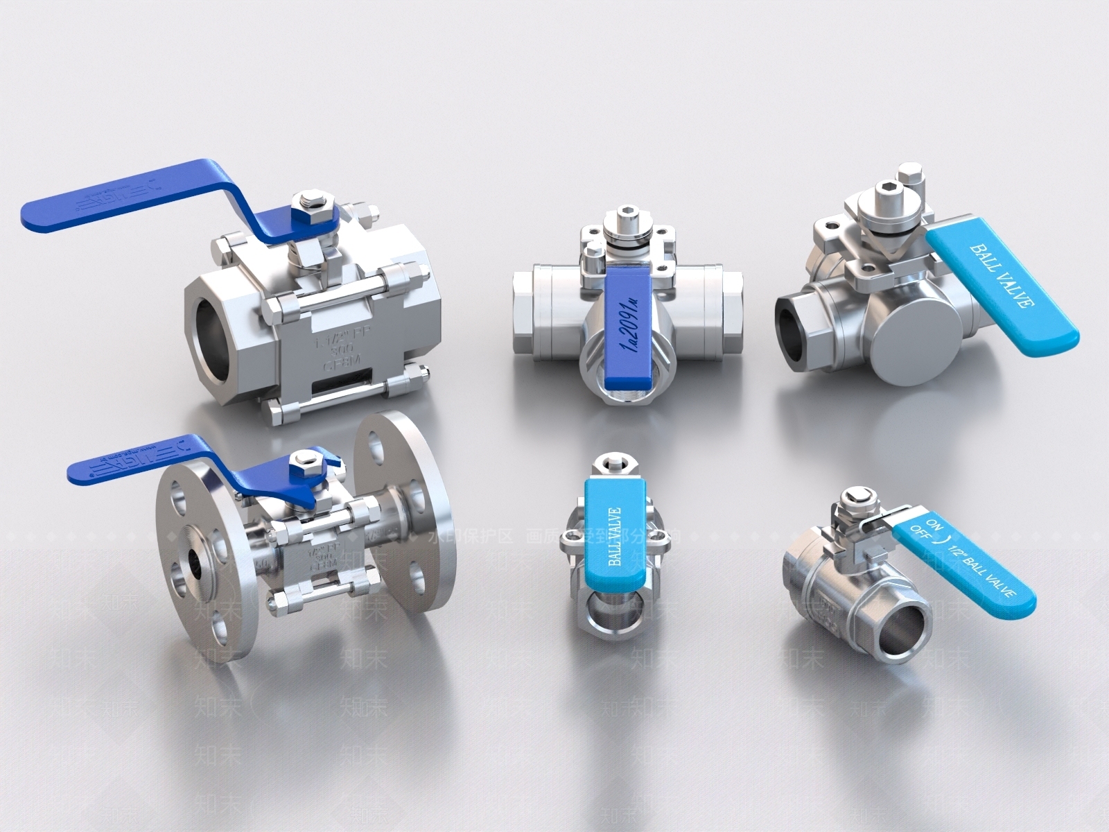 阀门3D模型下载【ID:1160940394】