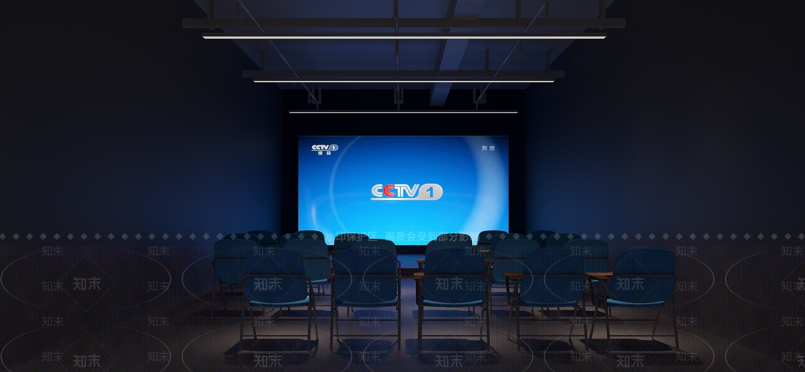 现代会议室3D模型下载【ID:1160940647】
