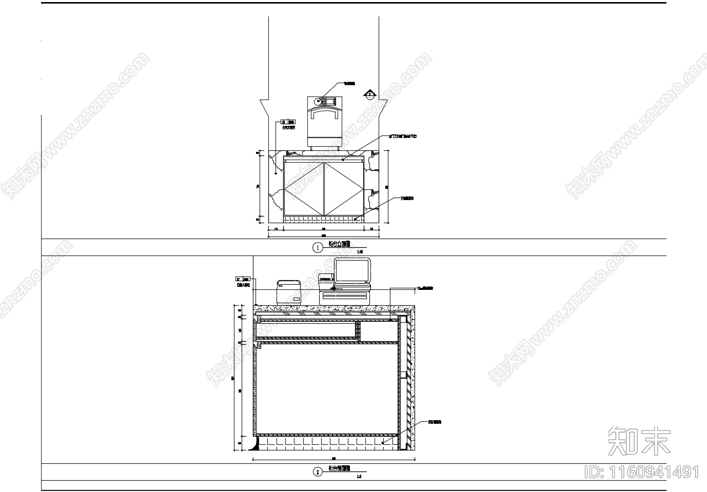 家具节点图cad施工图下载【ID:1160941491】