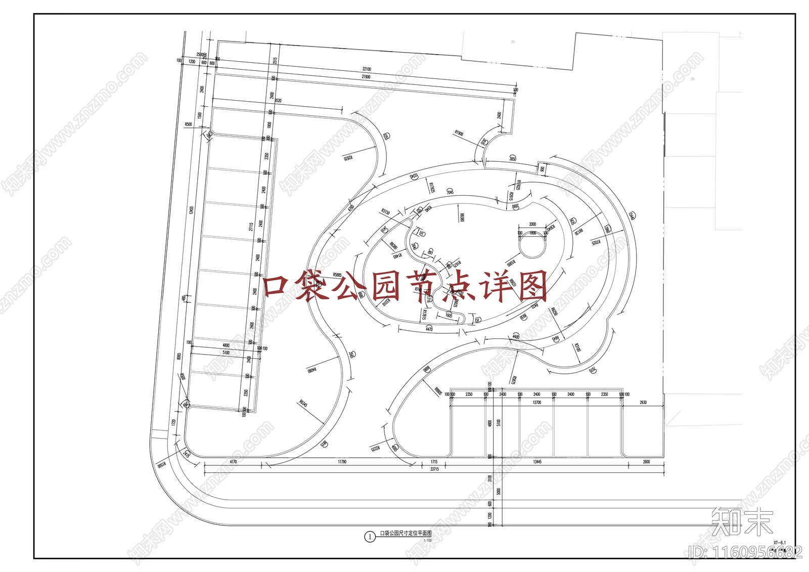 现代风格口袋公园节点详图cad施工图下载【ID:1160956682】