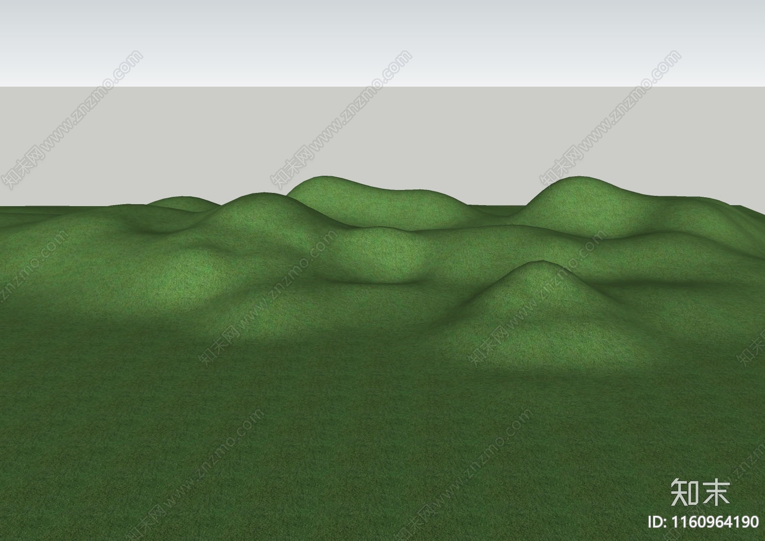 现代微地形SU模型下载【ID:1160964190】