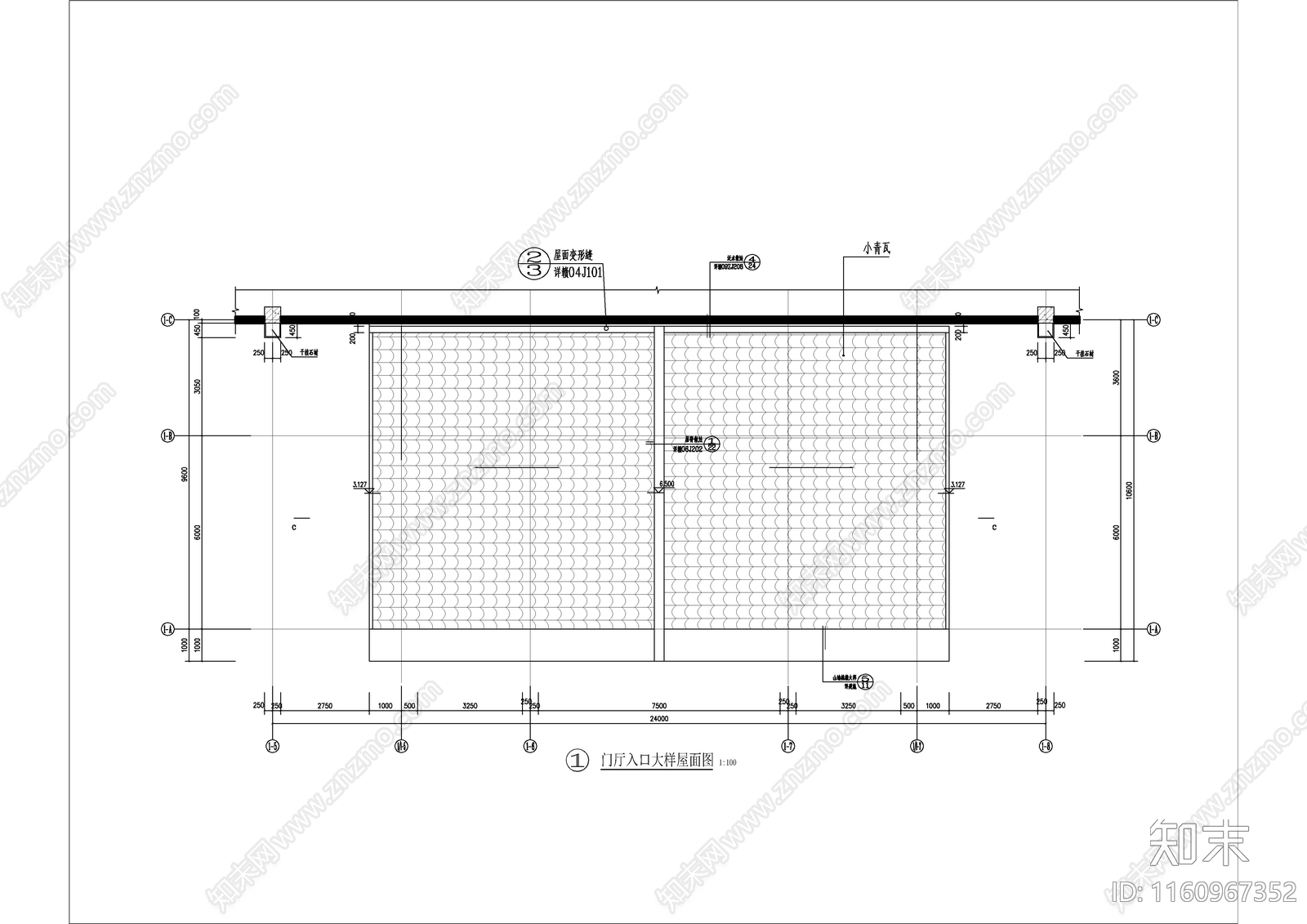 新中式风格公共服务中建cad施工图下载【ID:1160967352】