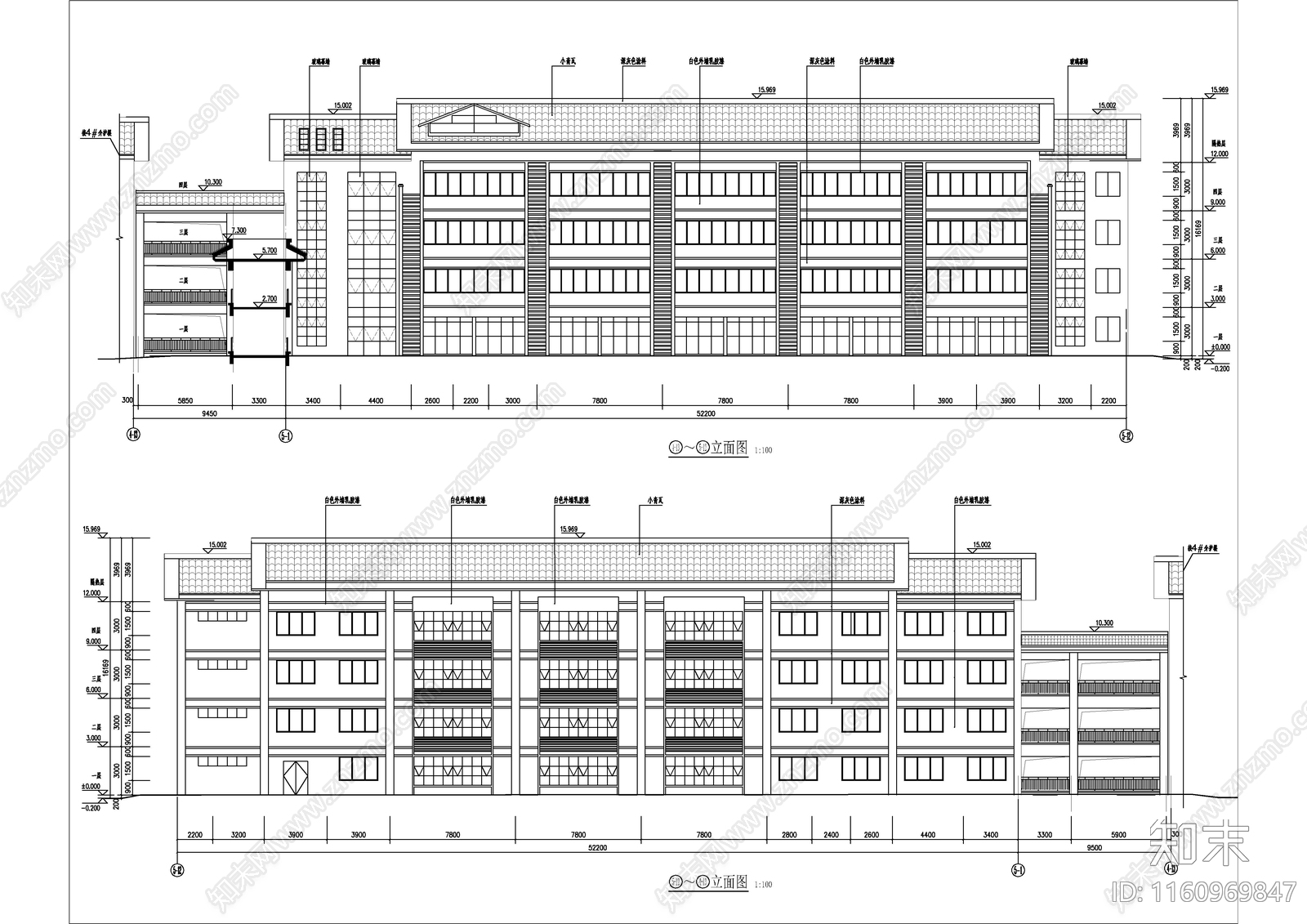 介护老年公寓建cad施工图下载【ID:1160969847】