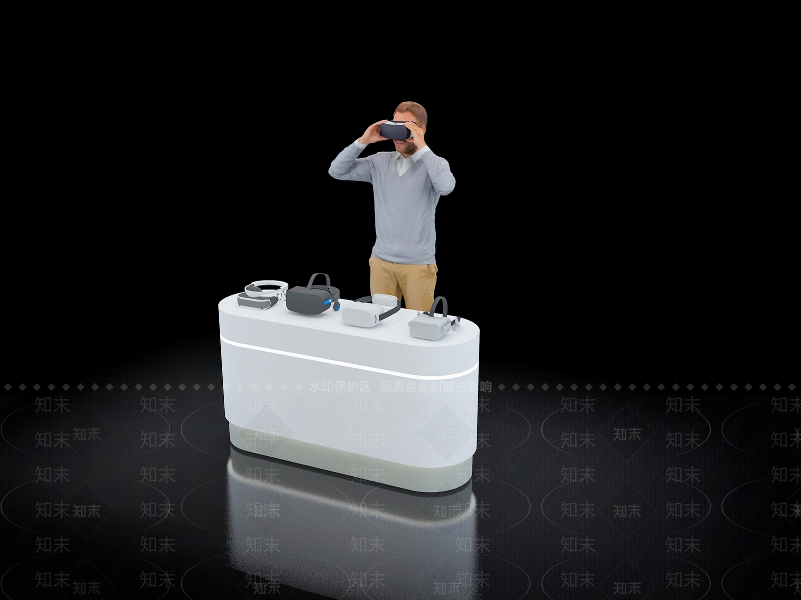 VR眼镜3D模型下载【ID:1160970663】