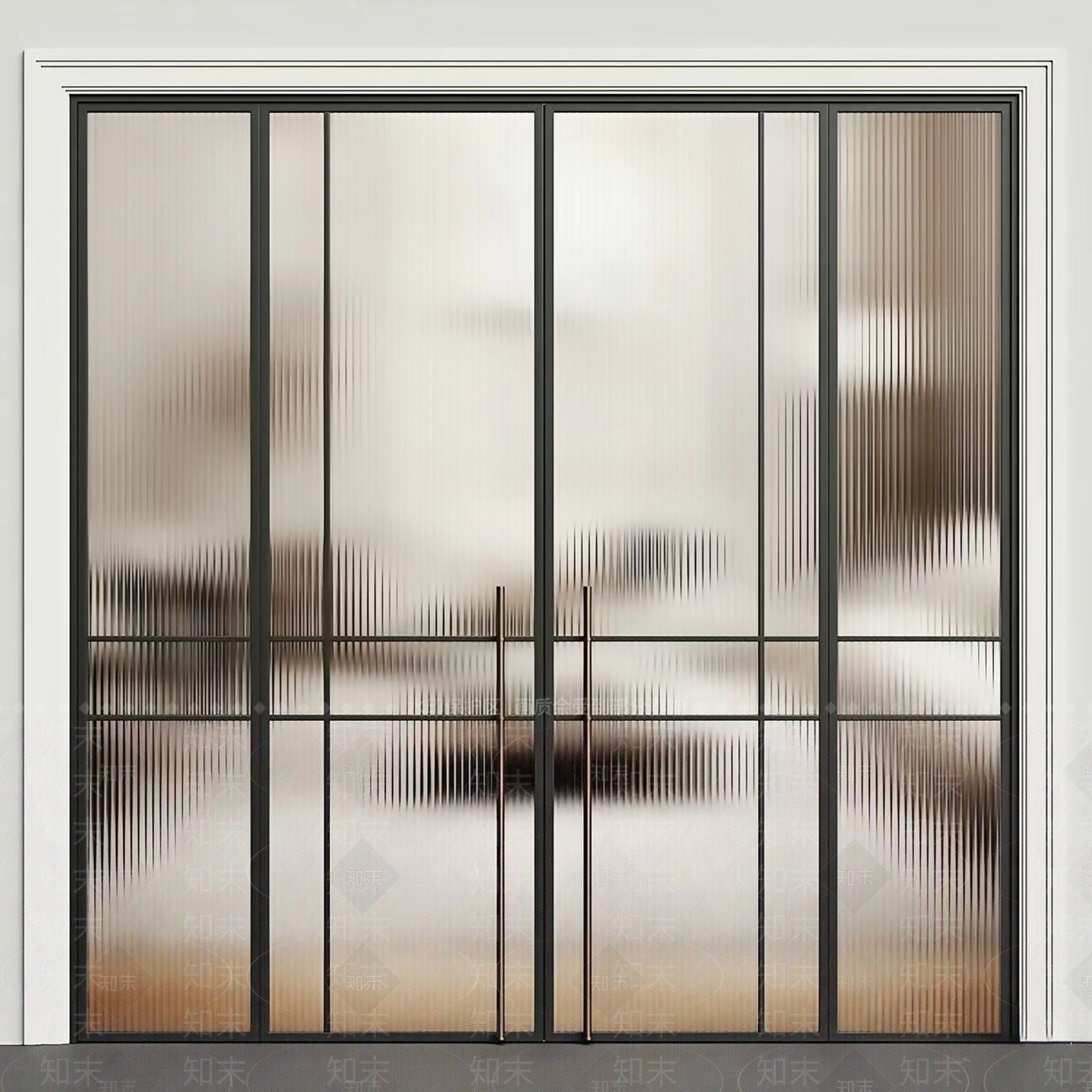 现代双开门3D模型下载【ID:1160971882】
