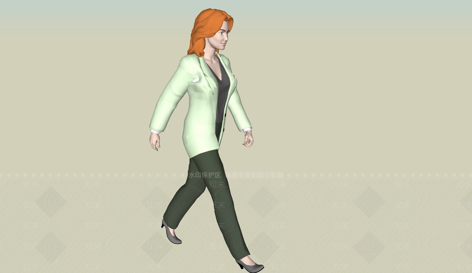 2D男人SU模型下载【ID:1160974398】