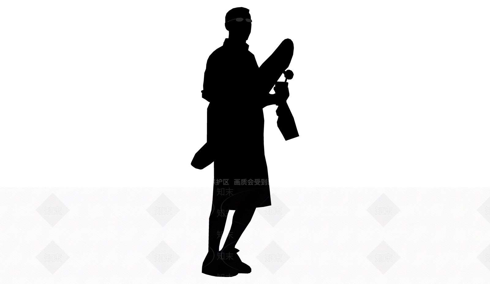 2D男人SU模型下载【ID:1160975821】
