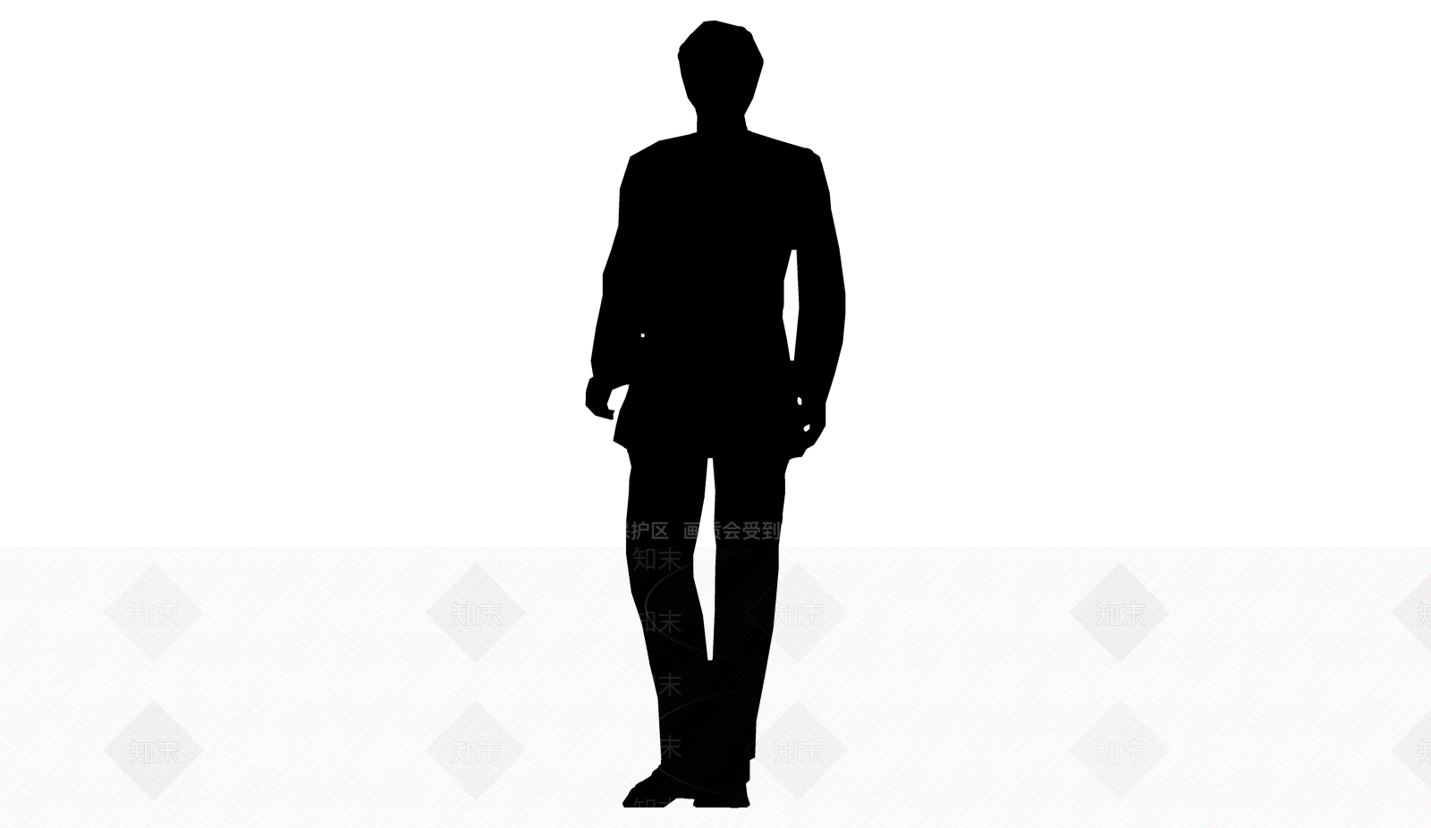 2D男人SU模型下载【ID:1160975984】