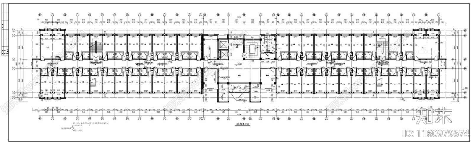 敬老院建cad施工图下载【ID:1160979674】