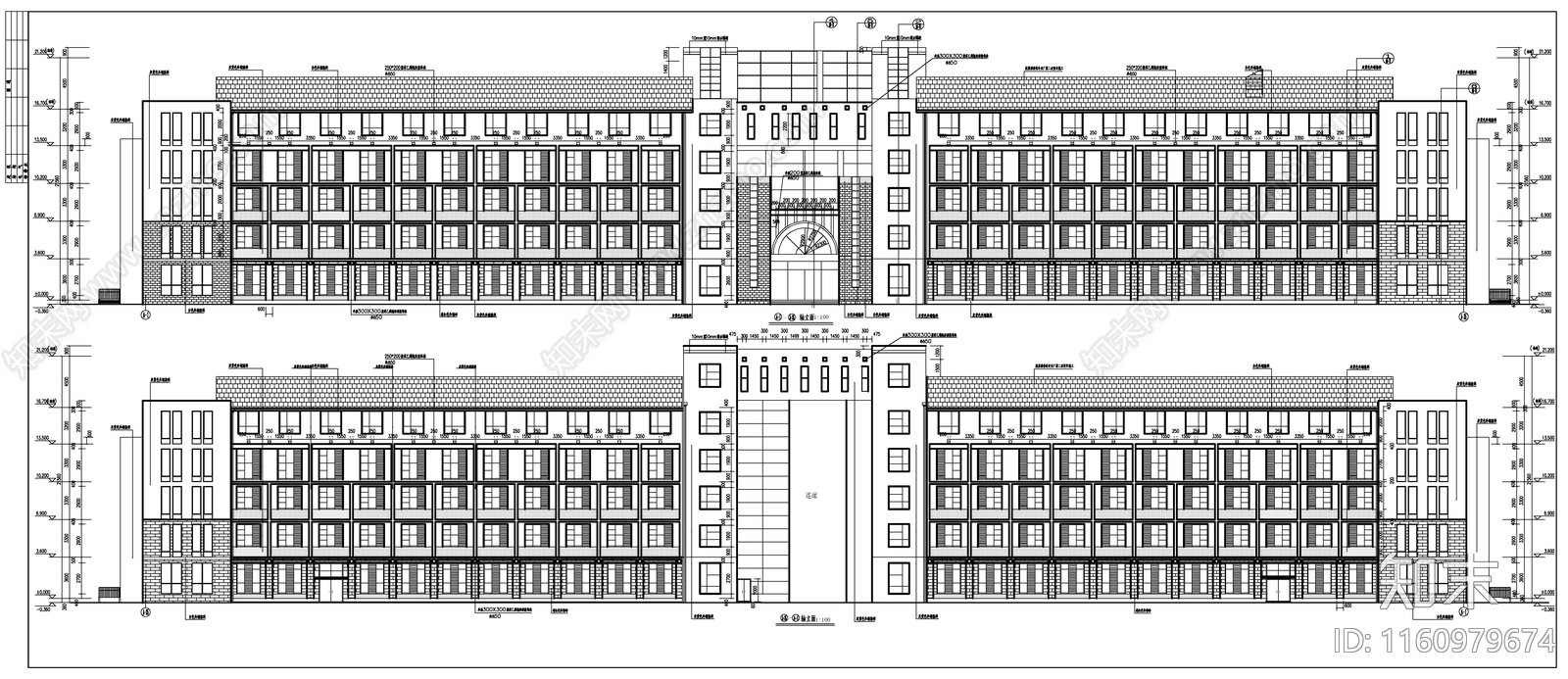 敬老院建cad施工图下载【ID:1160979674】