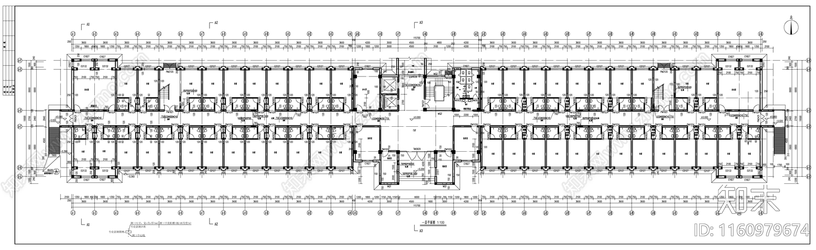 敬老院建cad施工图下载【ID:1160979674】
