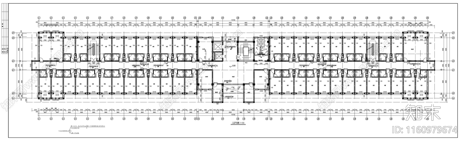 敬老院建cad施工图下载【ID:1160979674】