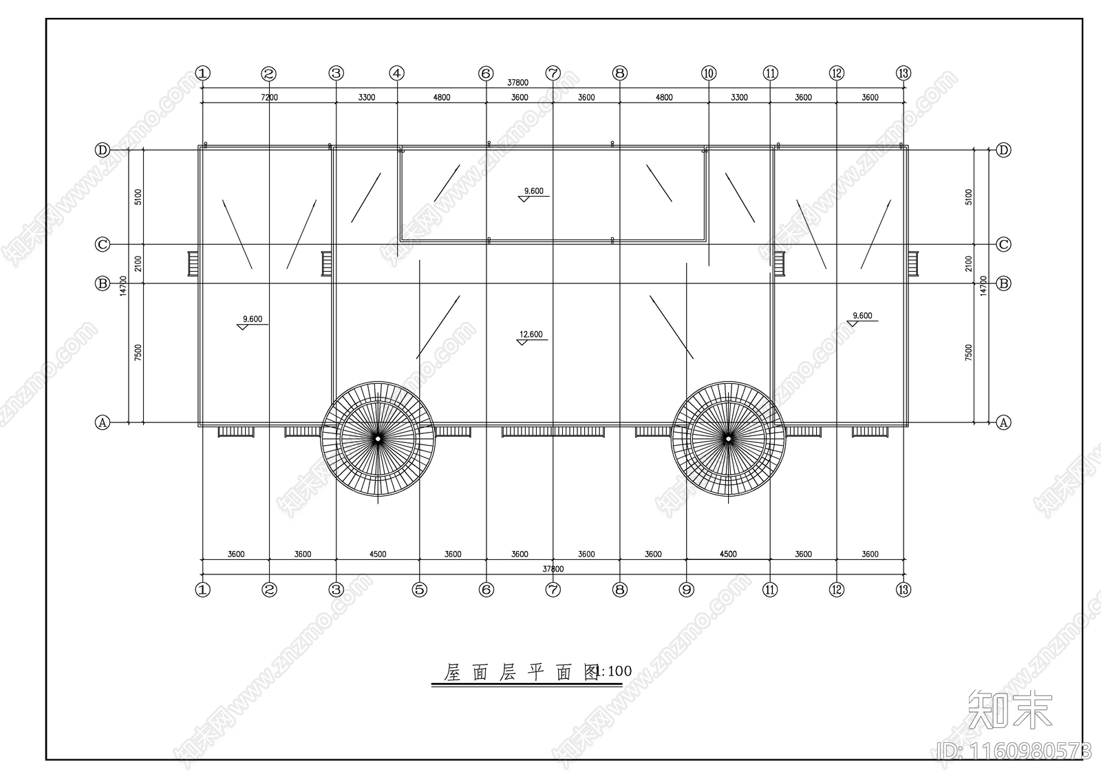 某三层养老院建cad施工图下载【ID:1160980573】