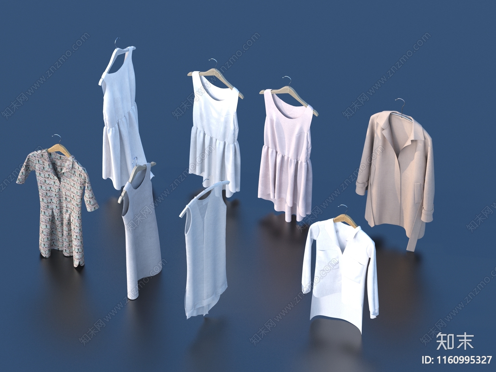 衣服3D模型下载【ID:1160995327】