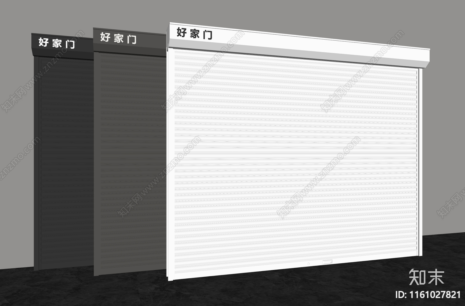 现代卷帘门SU模型下载【ID:1161027821】
